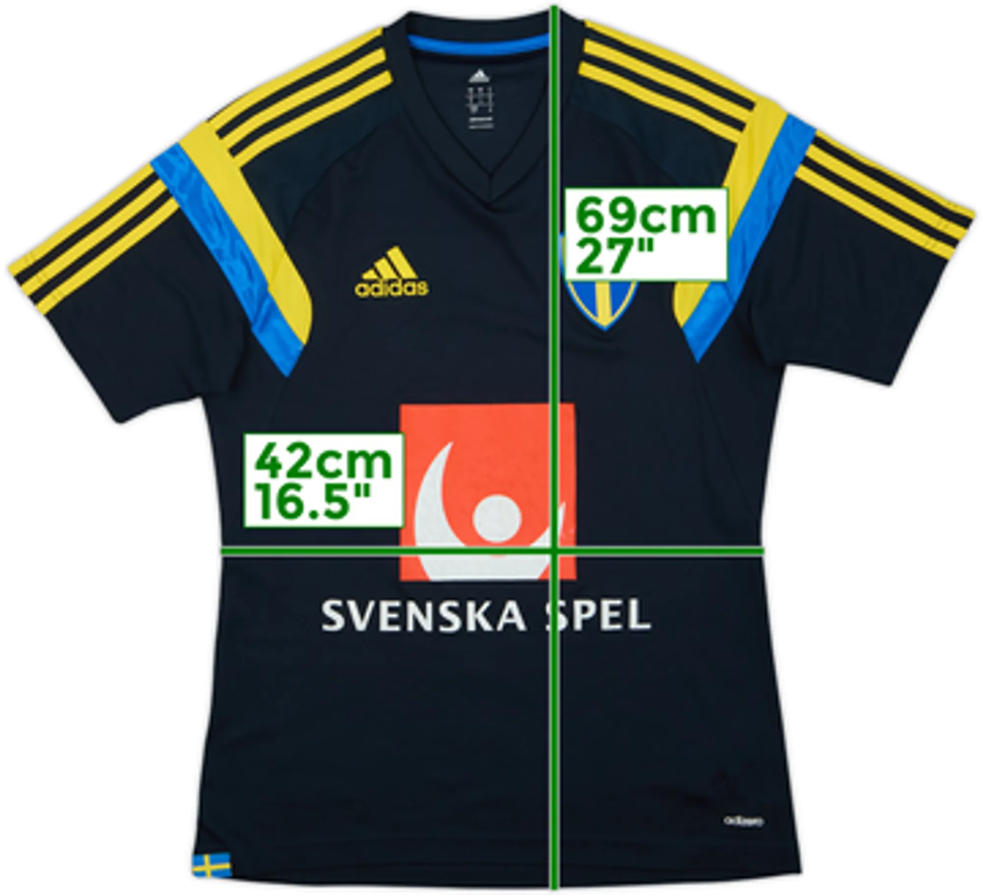 2014-15 Sweden adizero Training Shirt - 6/10 - (S)