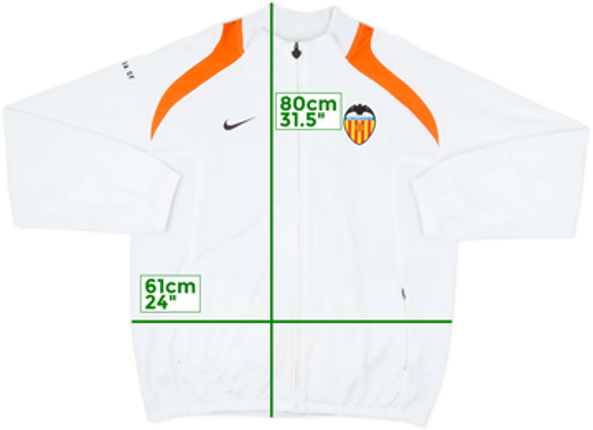 2005-06 Valencia Nike Track Jacket - 7/10 - (XL)