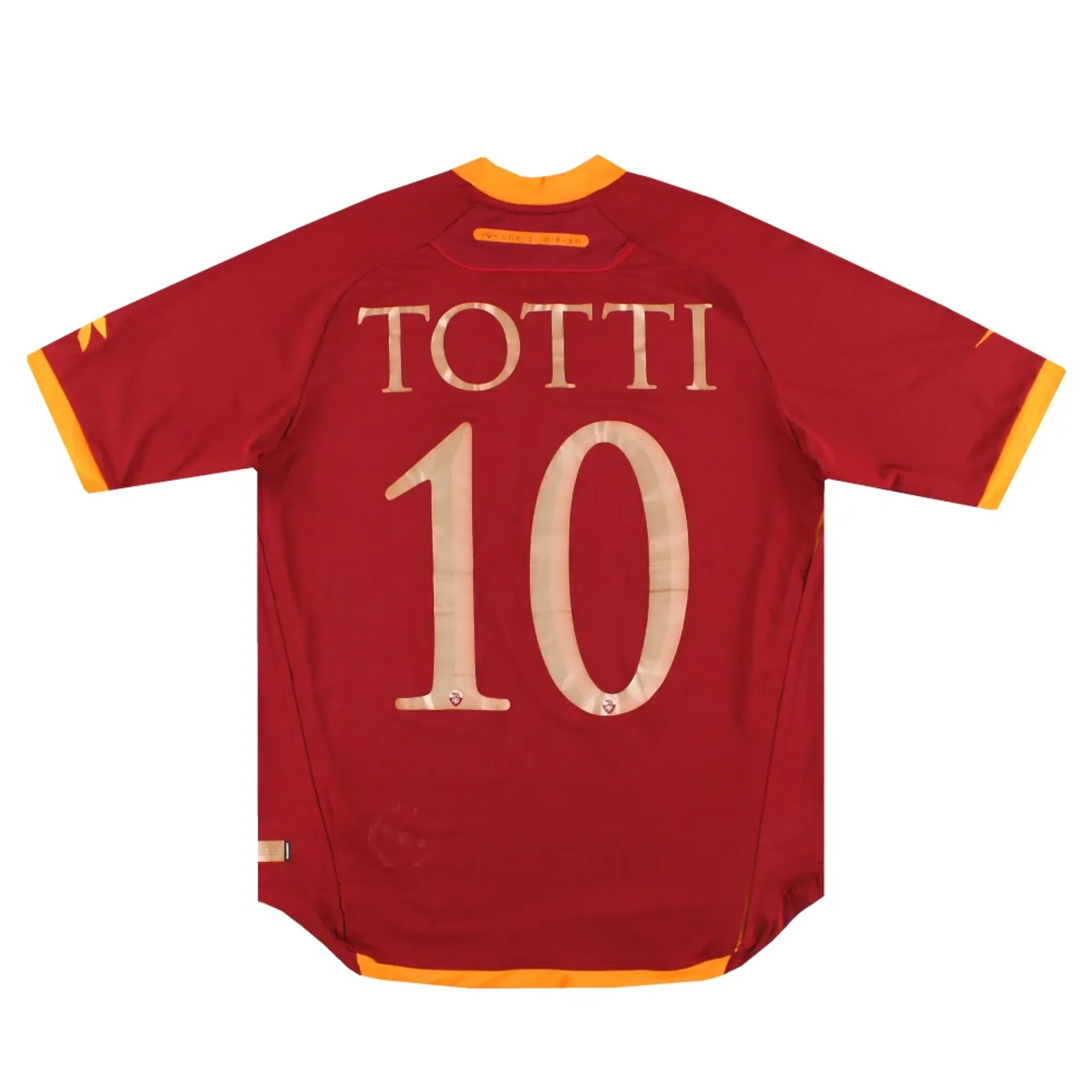 2006-07 Roma Diadora Home Shirt Totti #10 M - Roma / Very good 