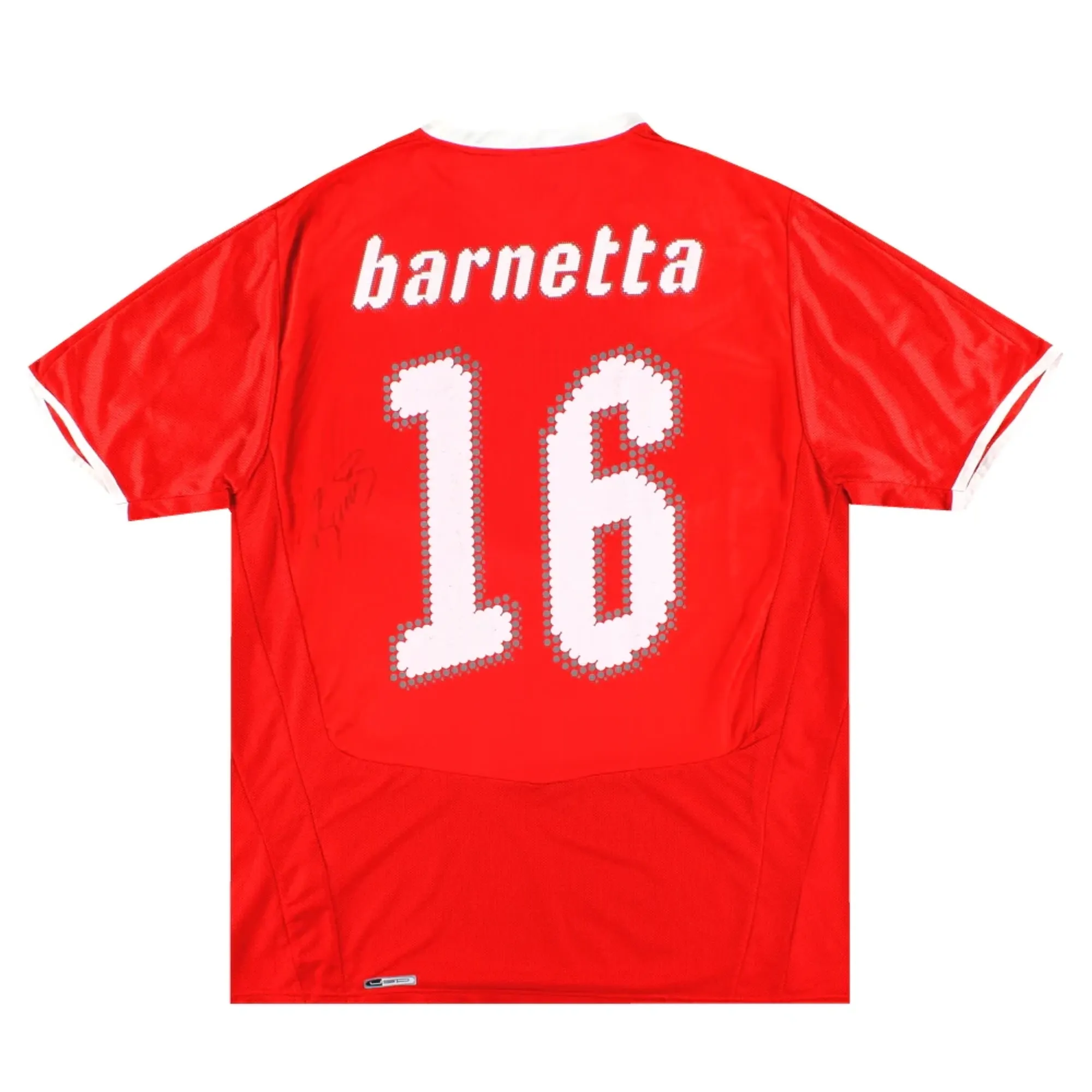 2008-10 Switzerland Puma 'Signed' Home Shirt Barnetta #16 L - Switzerland / Very Good