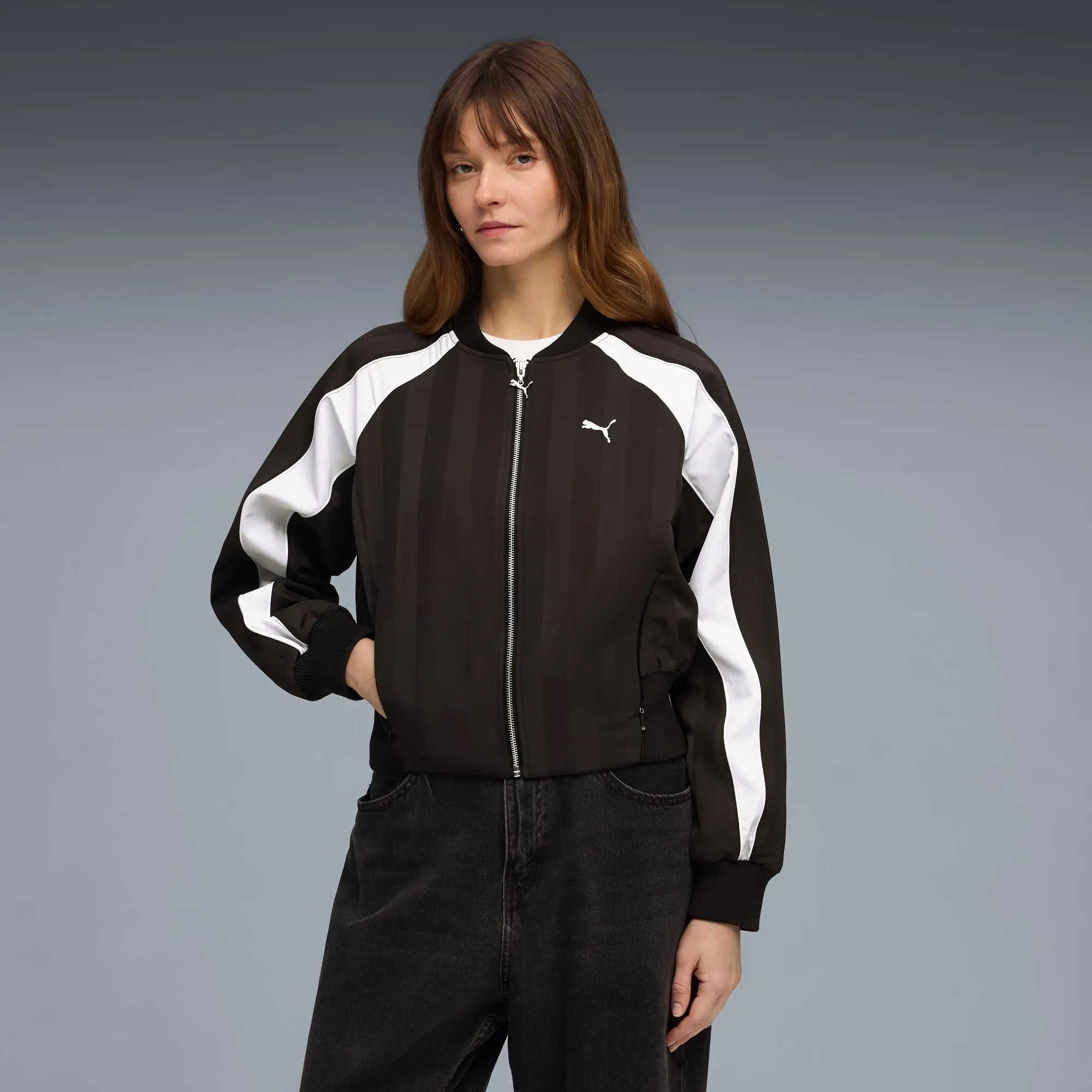 Future.PUMA.Archive Oversized Jacket Women, Black, size Large