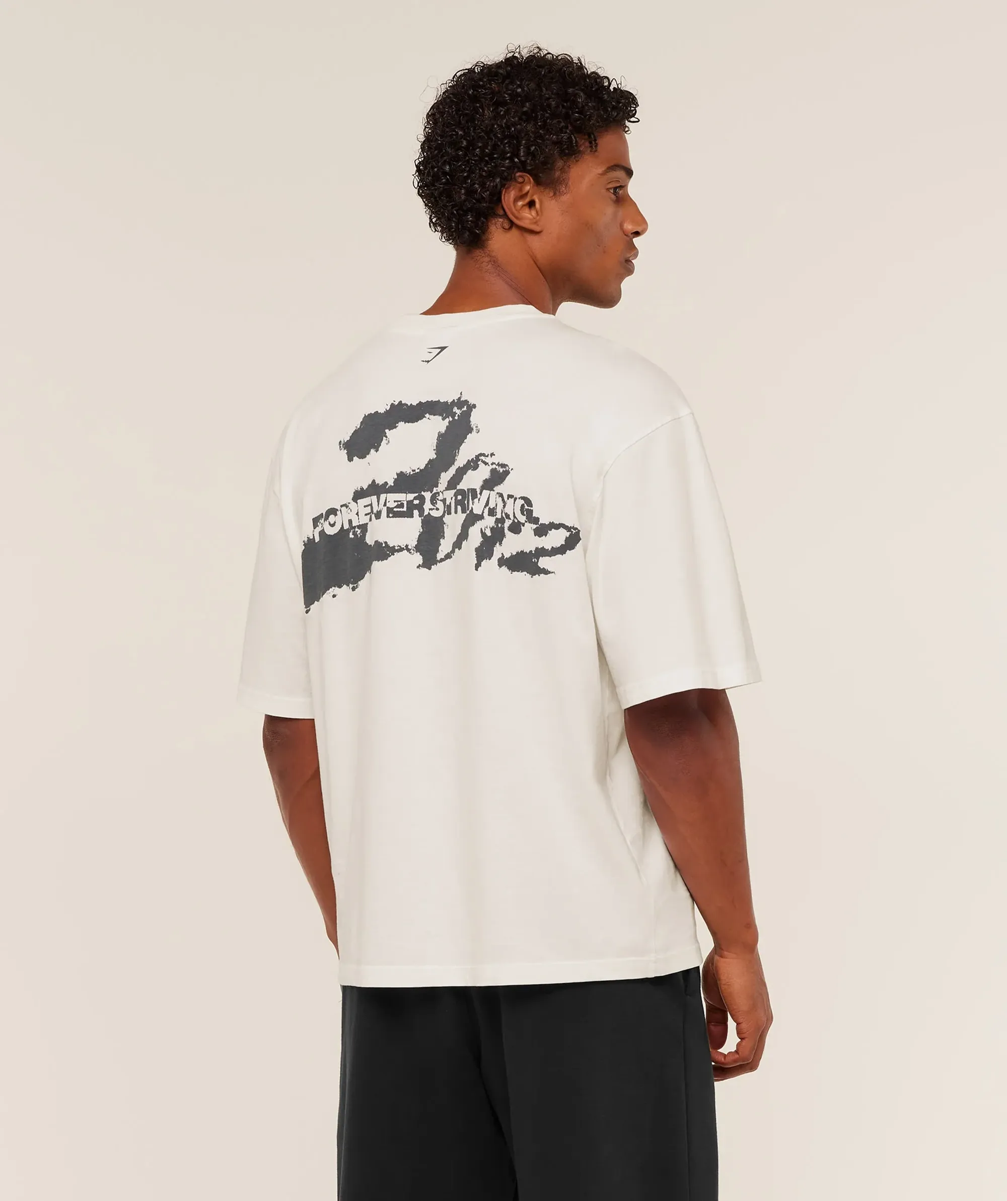 Gymshark Forever Striving T-Shirt - Soft White