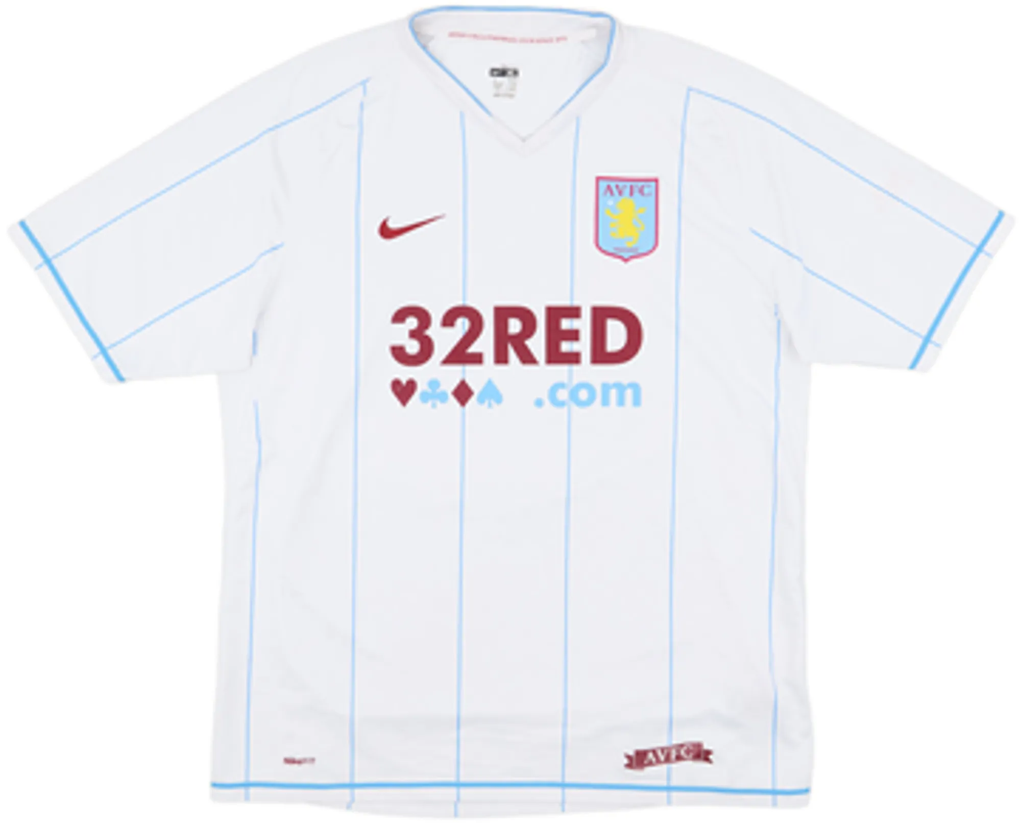 2007-08 Aston Villa Away Shirt Carew #10 - 6/10 - (XXL)