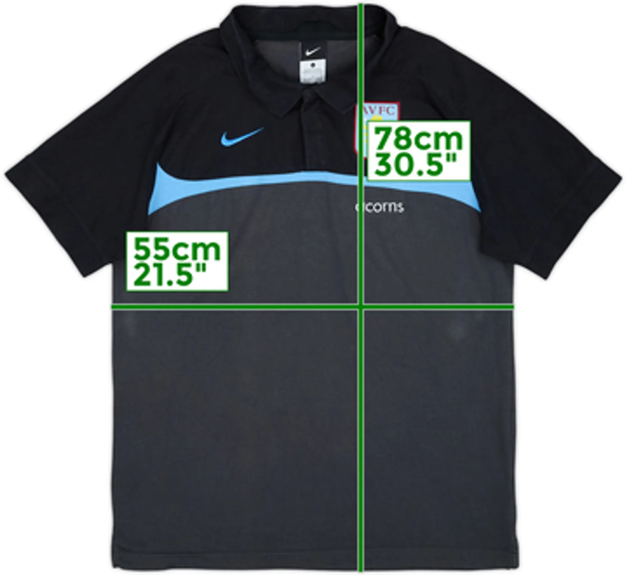 2010-11 Aston Villa Nike Polo Shirt - 8/10 - (L)