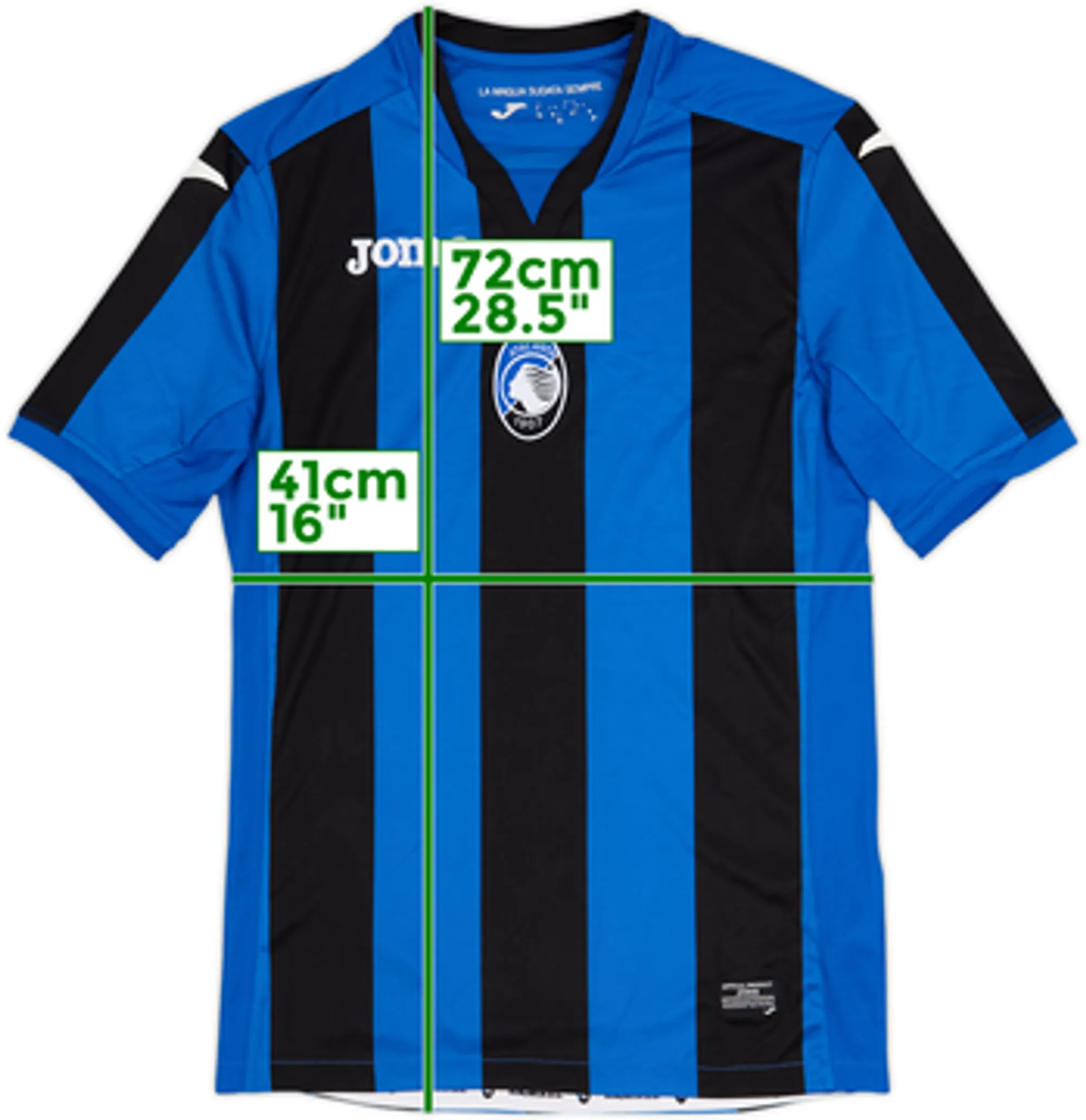 2017-18 Atalanta Home Shirt - 8/10 - (S)
