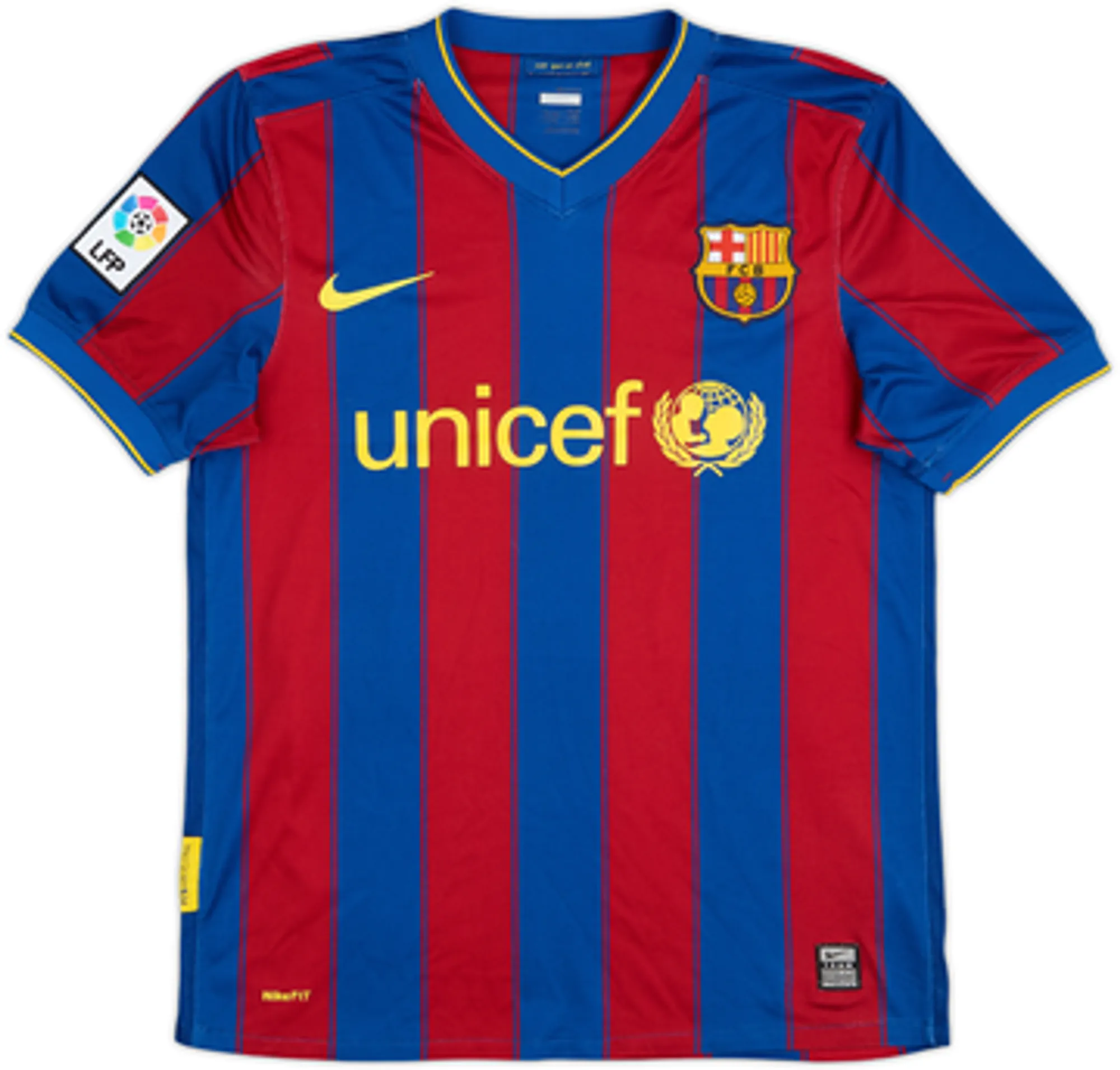 2009-10 Barcelona Home Shirt Ibrahimovic #9 - 8/10 - (L)