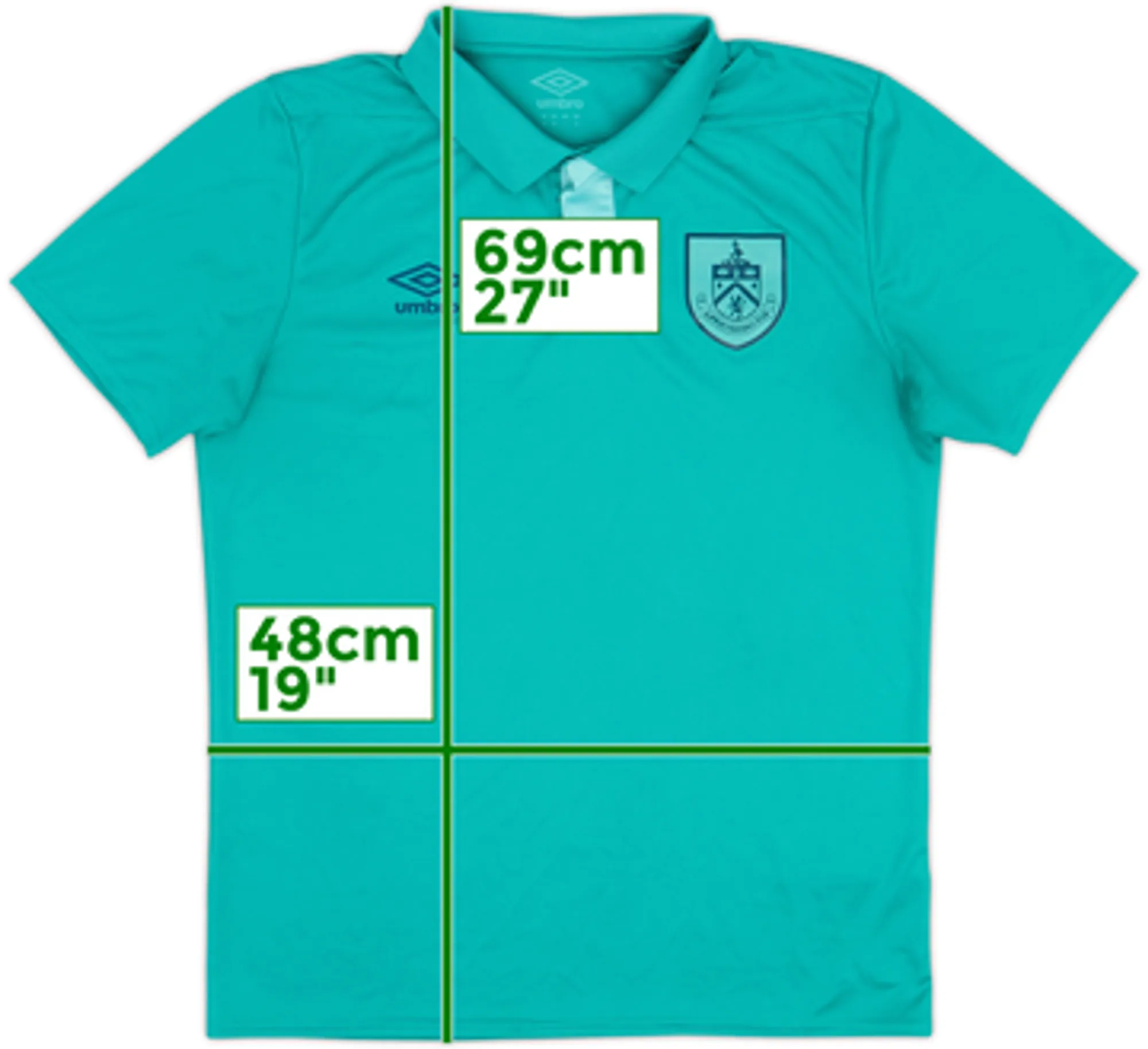 2021-22 Burnley Umbro Polo Shirt - 9/10 - (L)