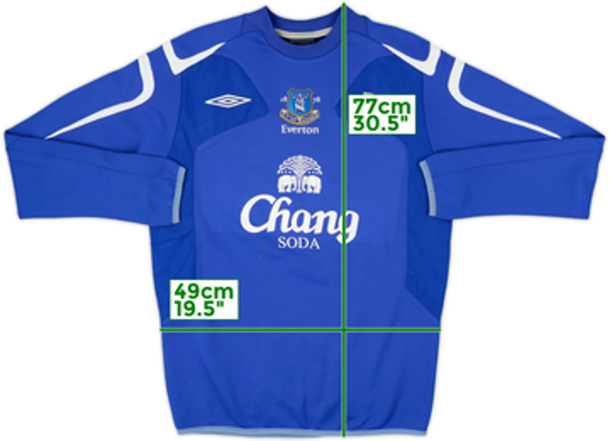 2008-09 Everton Staff Issue Umbro Sweat Top DG - 7/10 - (M)