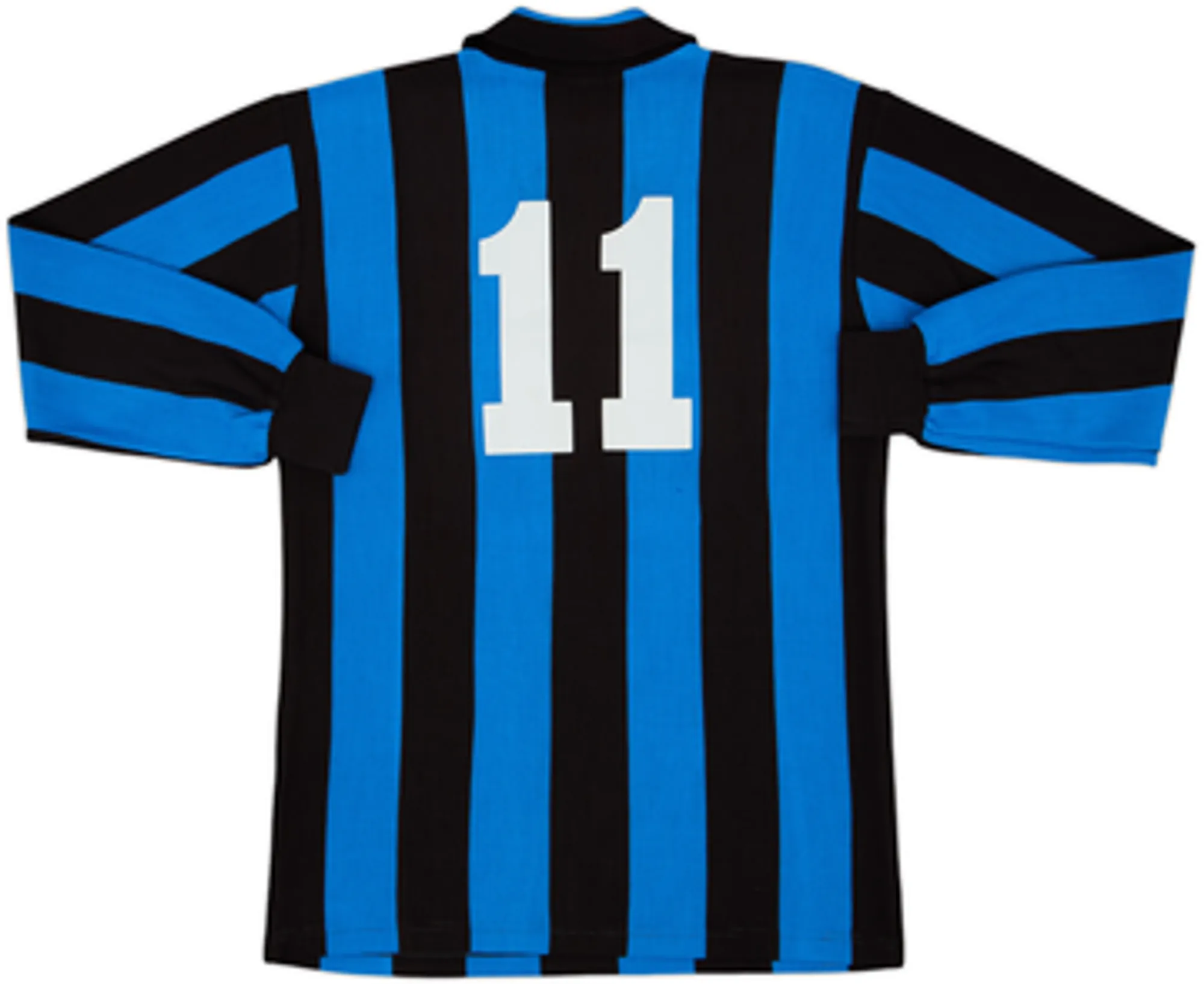 1986-88 Inter Milan Home L/S Shirt #11 - 4/10 - (M)