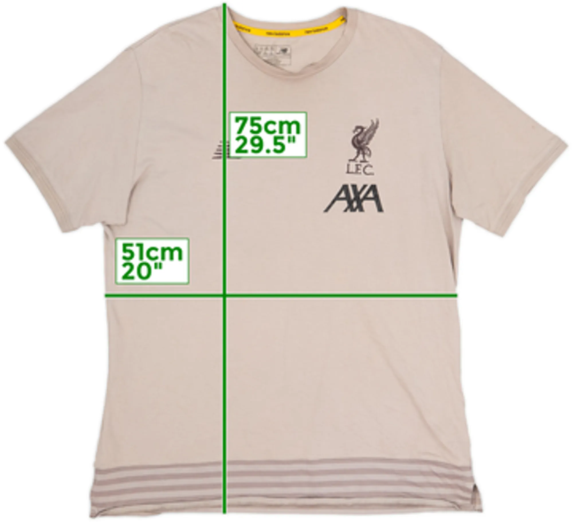 2018-19 Liverpool New Balance Cotton Tee - 9/10 - (XL)