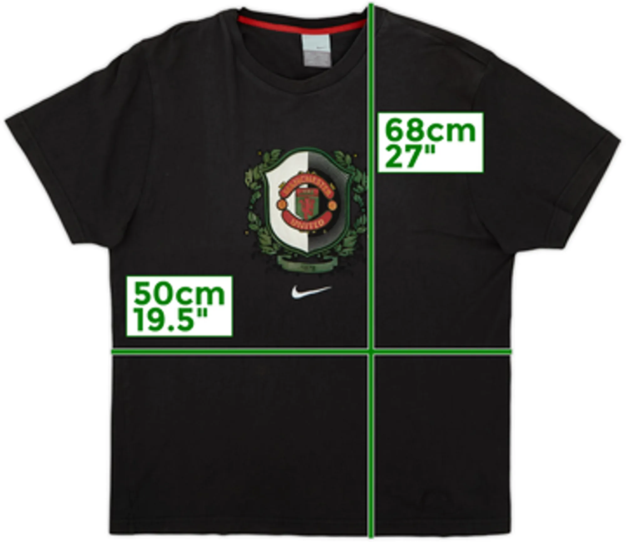 2006-07 Manchester United Nike Graphic Tee - 7/10 - (L)