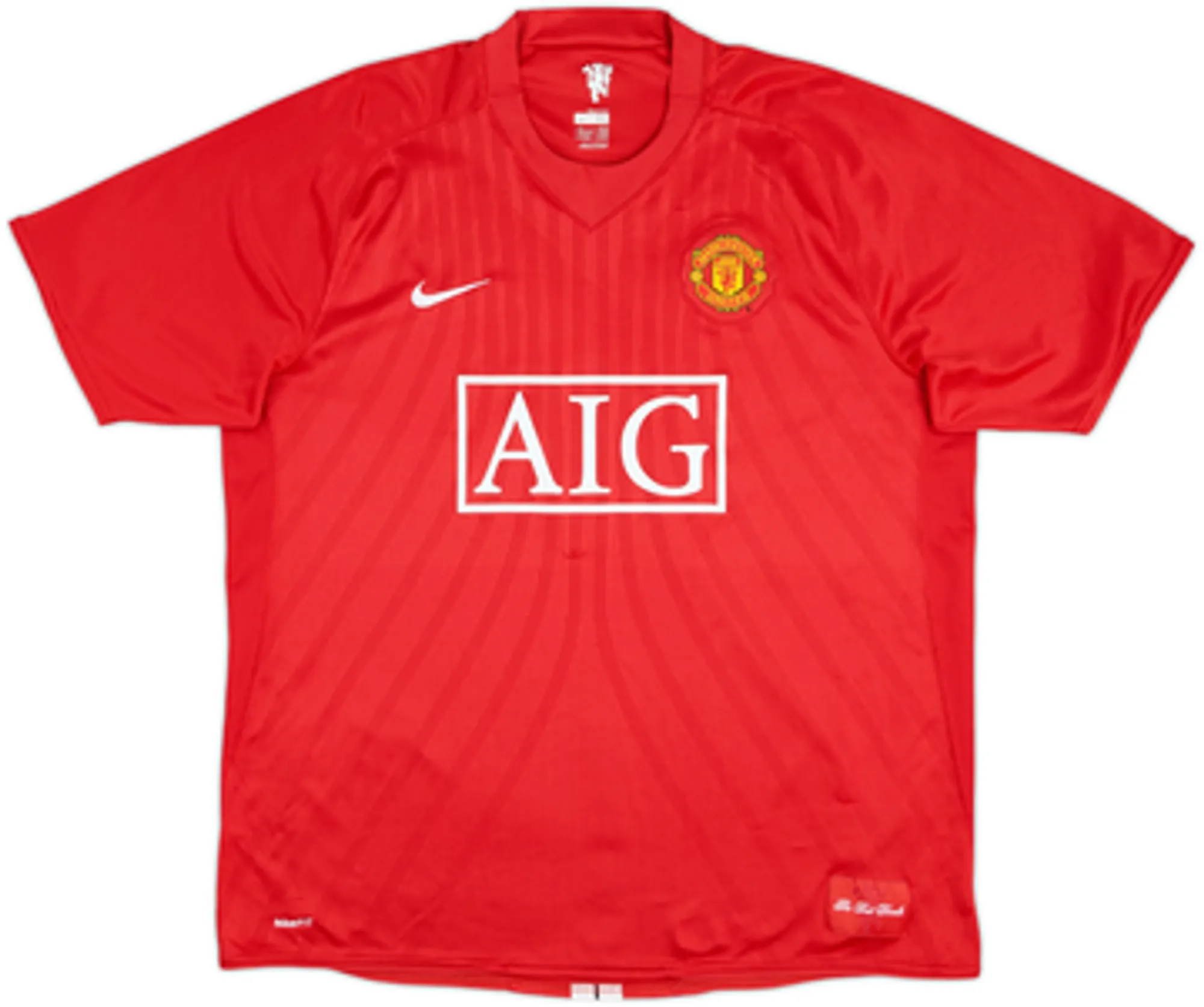 2007-09 Manchester United Home Shirt Ronaldo #7 - 9/10 - (M)