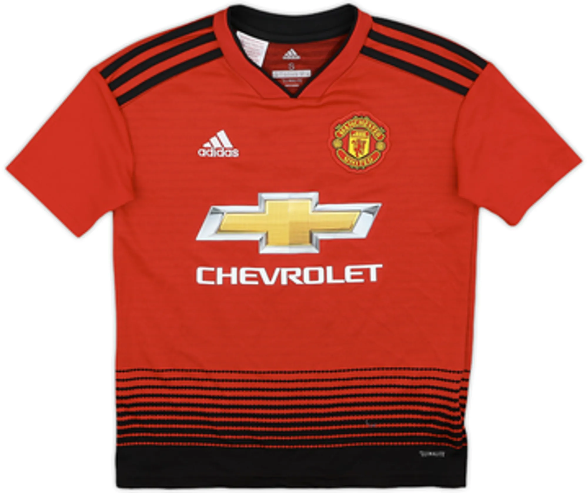 2018-19 Manchester United Home Shirt Lukaku #9 - 8/10 - (S.Boys)