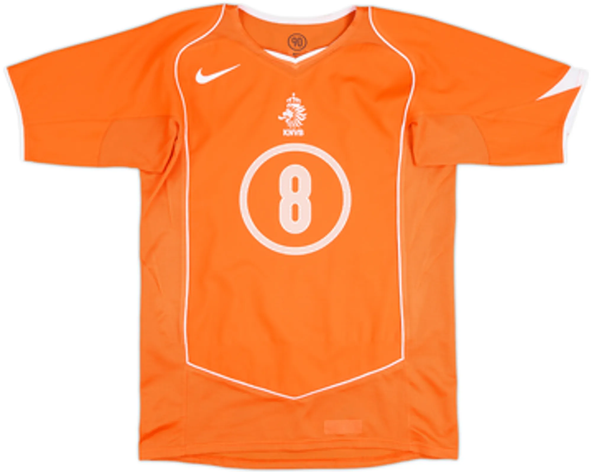 2004-06 Netherlands Home Shirt Davids #8 - 10/10 - (M)