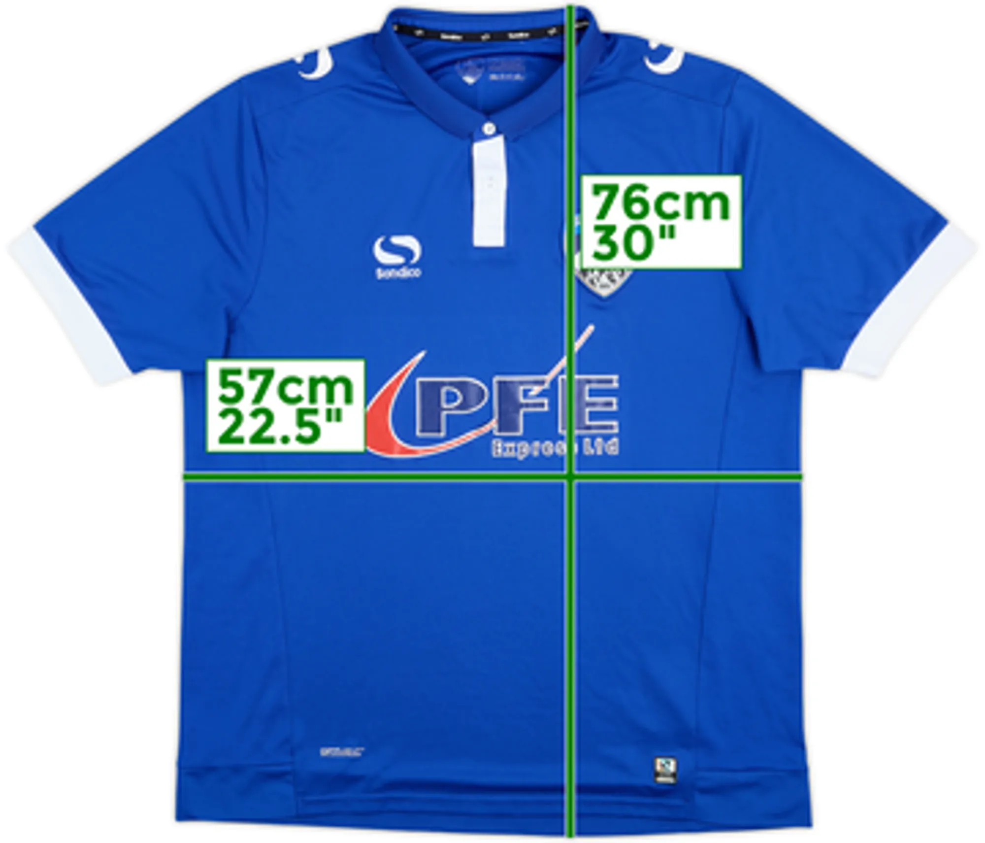 2016-18 Oldham Athletic Home Shirt - 5/10 - (L)