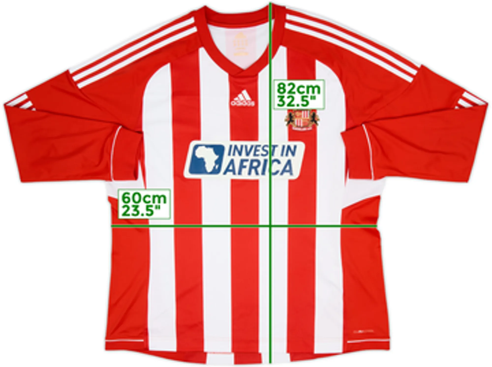 2012-13 Sunderland Home L/S Shirt - 8/10 - (M)