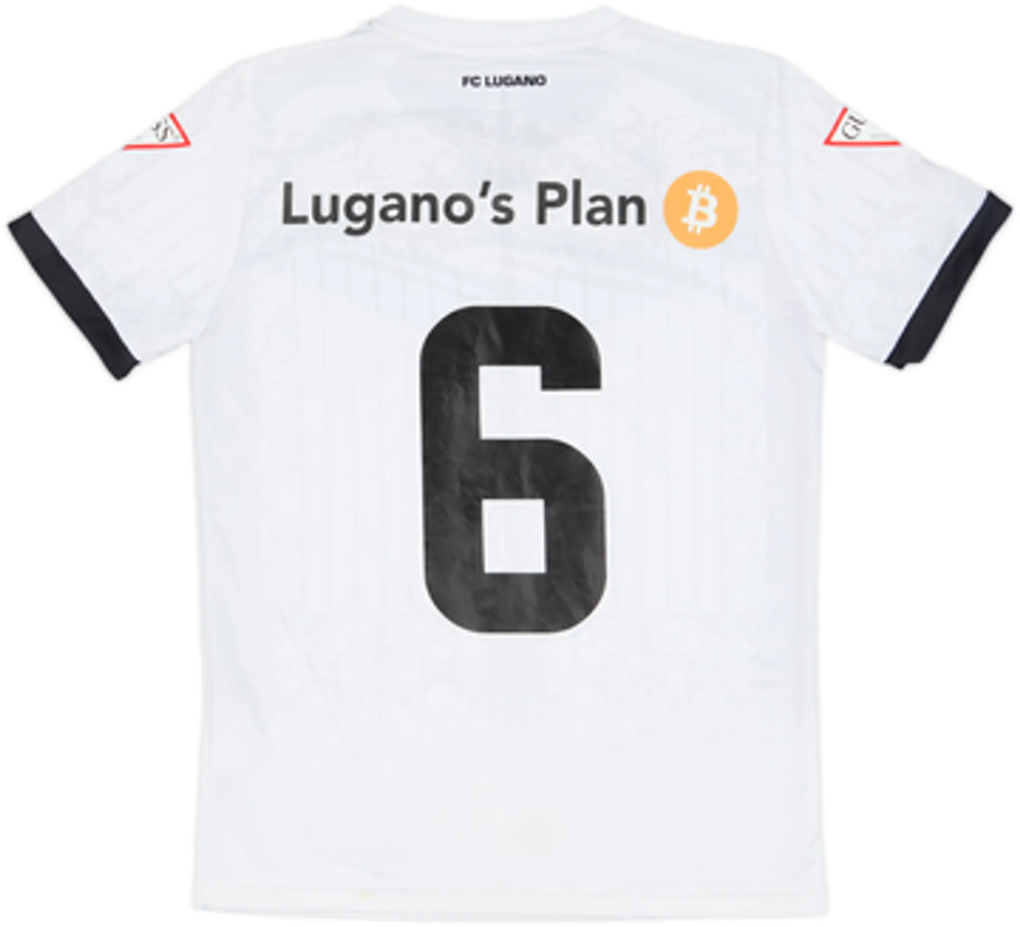 2022-23 Lugano Away Shirt #6 - 6/10 - (XS)