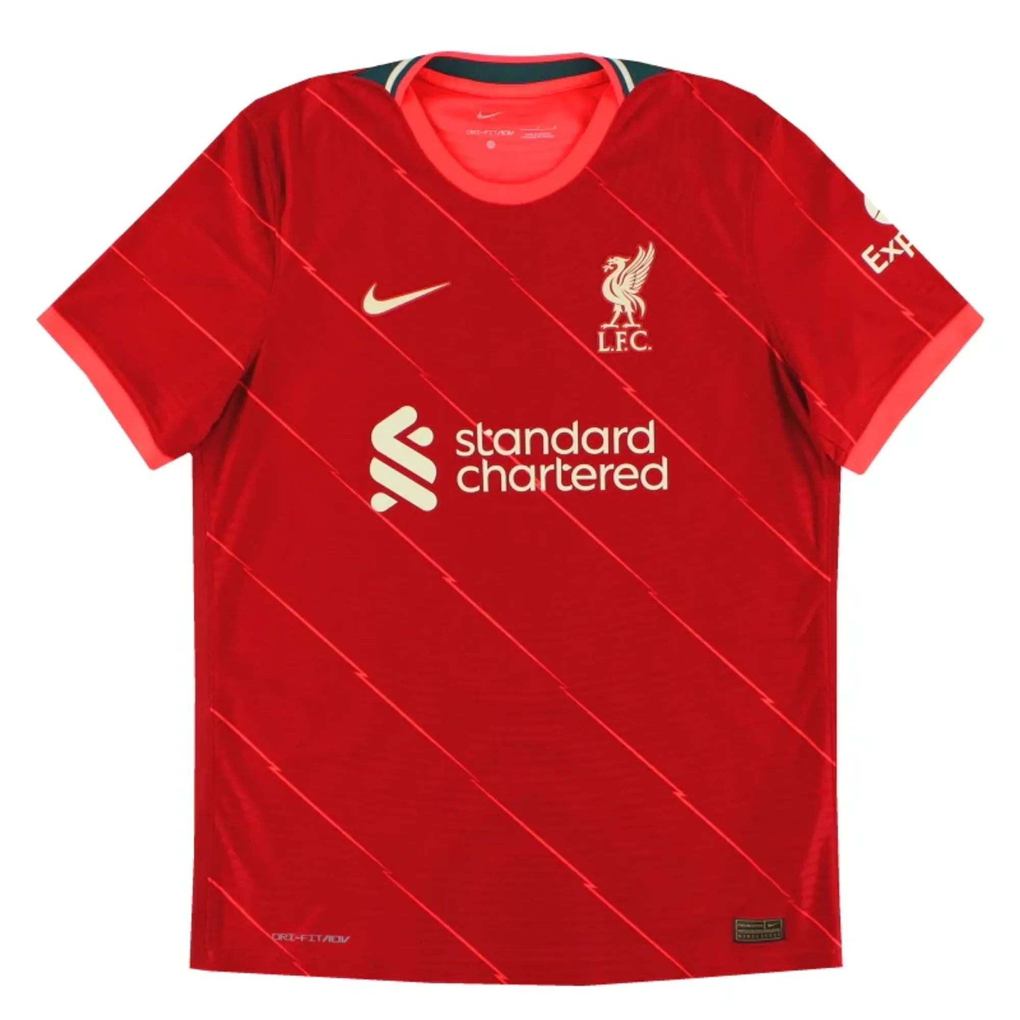 2021-22 Liverpool Nike Vapor Home Shirt *Mint* L - Liverpool / Mint 
