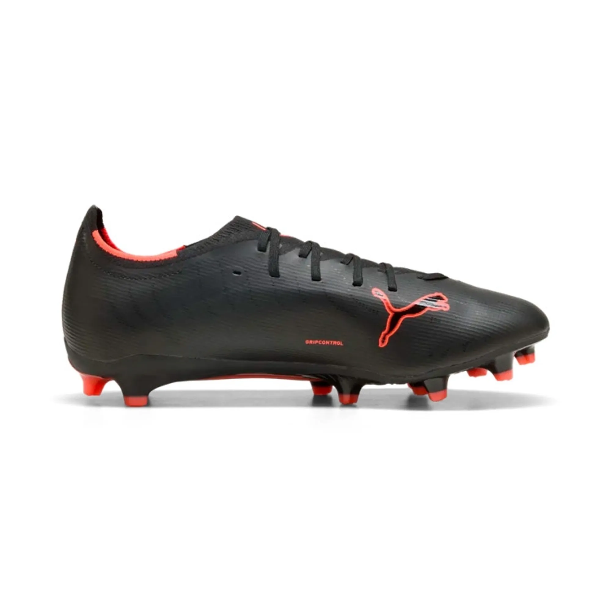 PUMA Ultra 6 Match FG/AG Football Boots Unisex, Black/Red, size 10