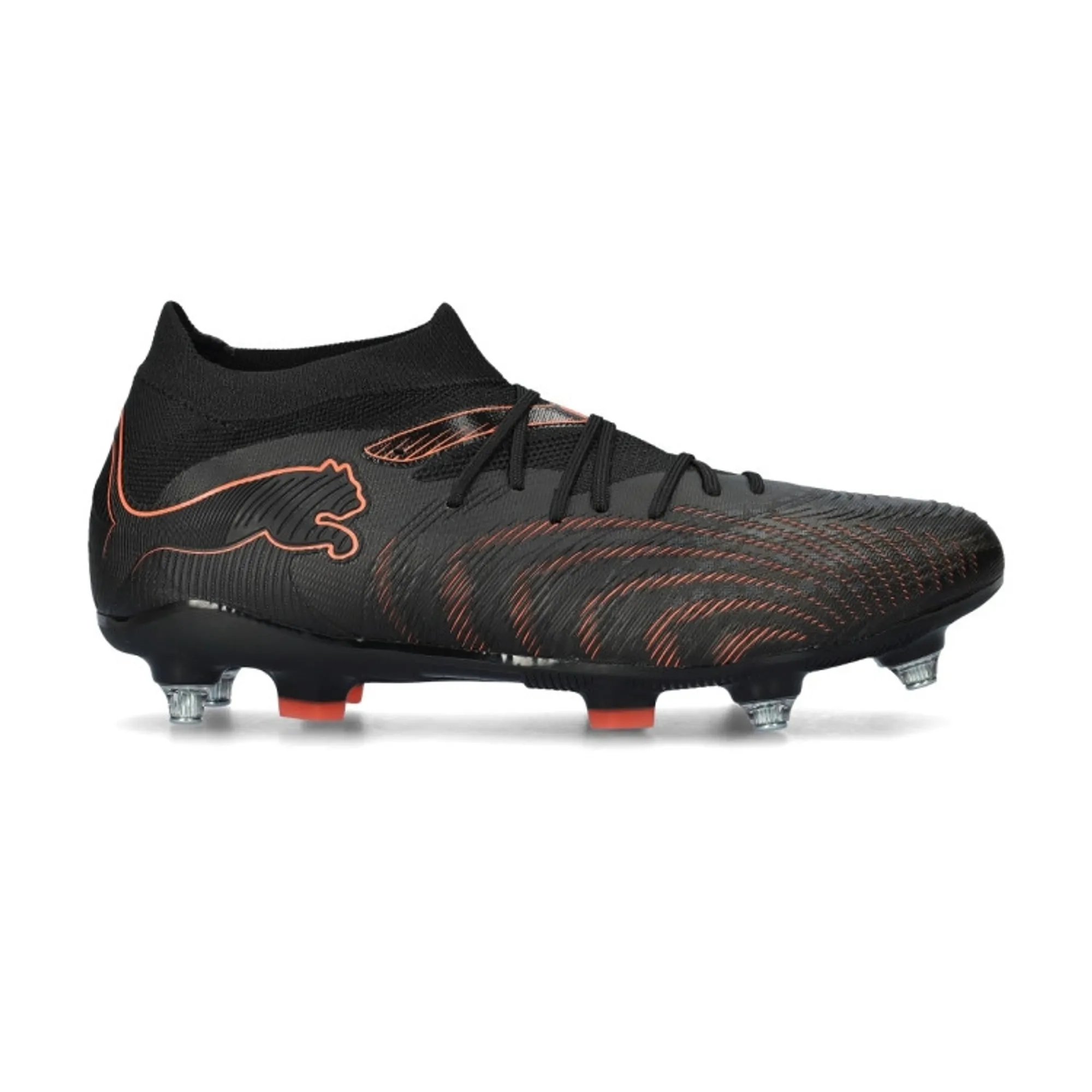 PUMA Future 9 Match MxSG Football Boots Unisex, Black/Glowing Red/Strongray, size 10