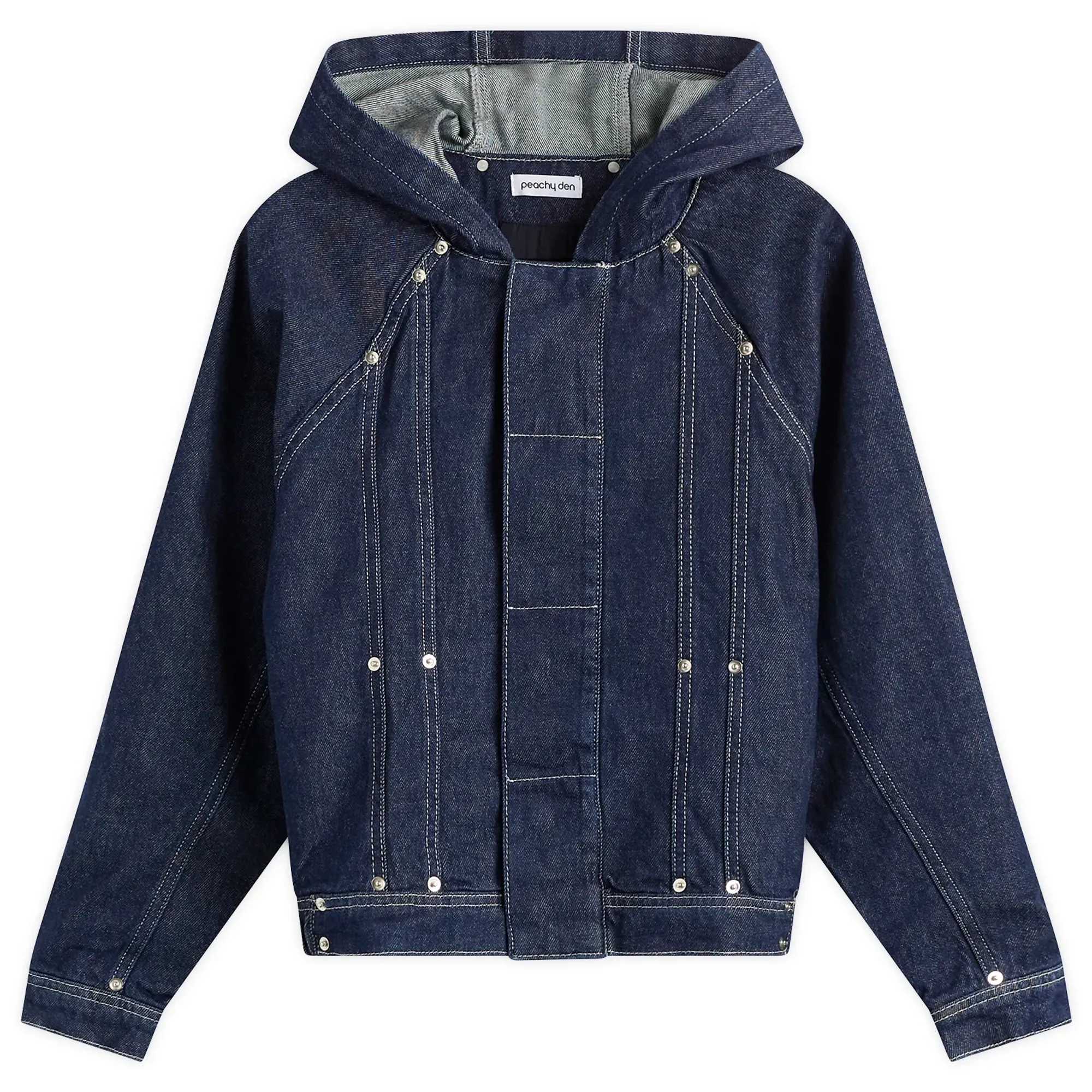 Peachy Den Women's The Lita Bomber Jacket Rinse