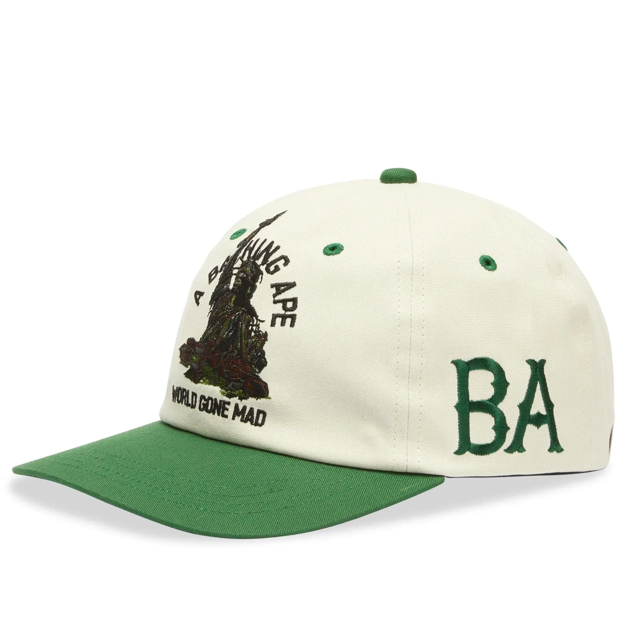 A Bathing Ape Men's Statue Of Liberty Cap Green