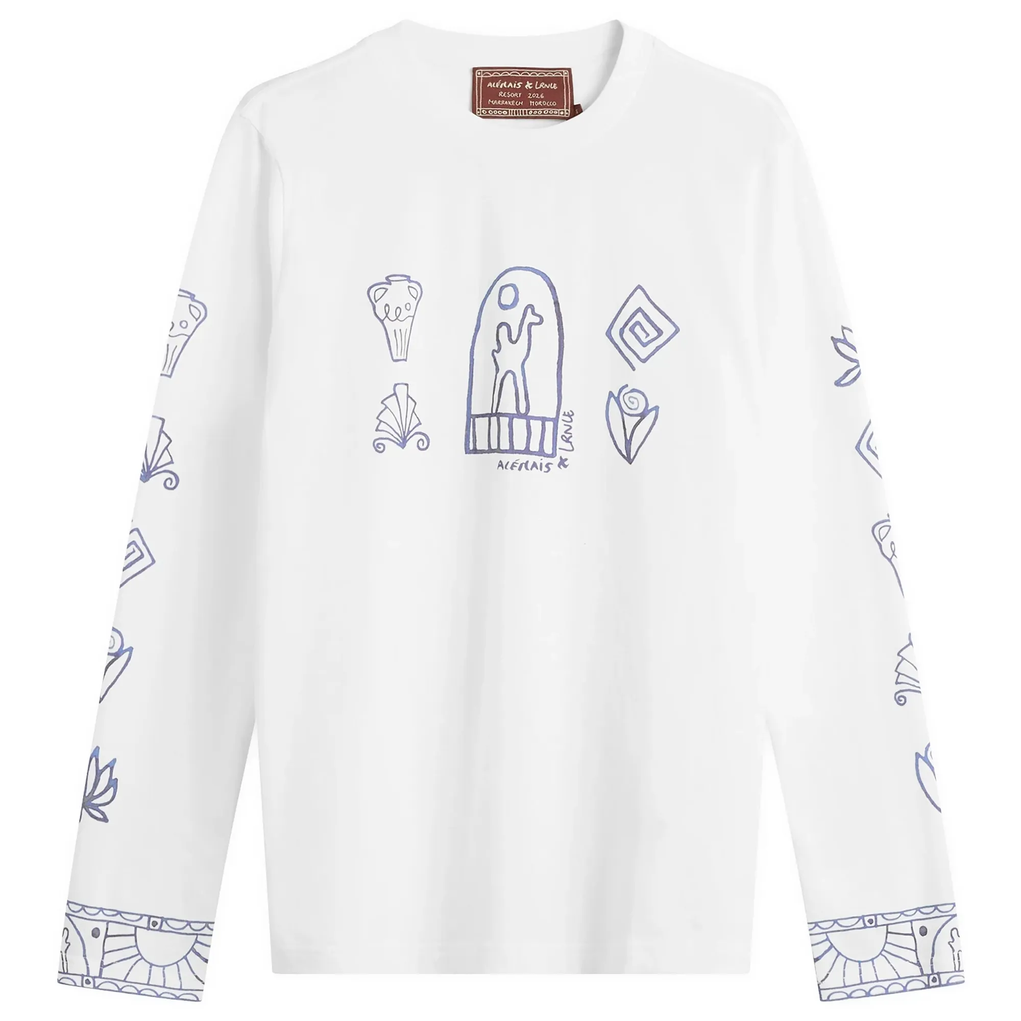 ALÉMAIS Women's Leela Long Sleeve T-Shirt Cream