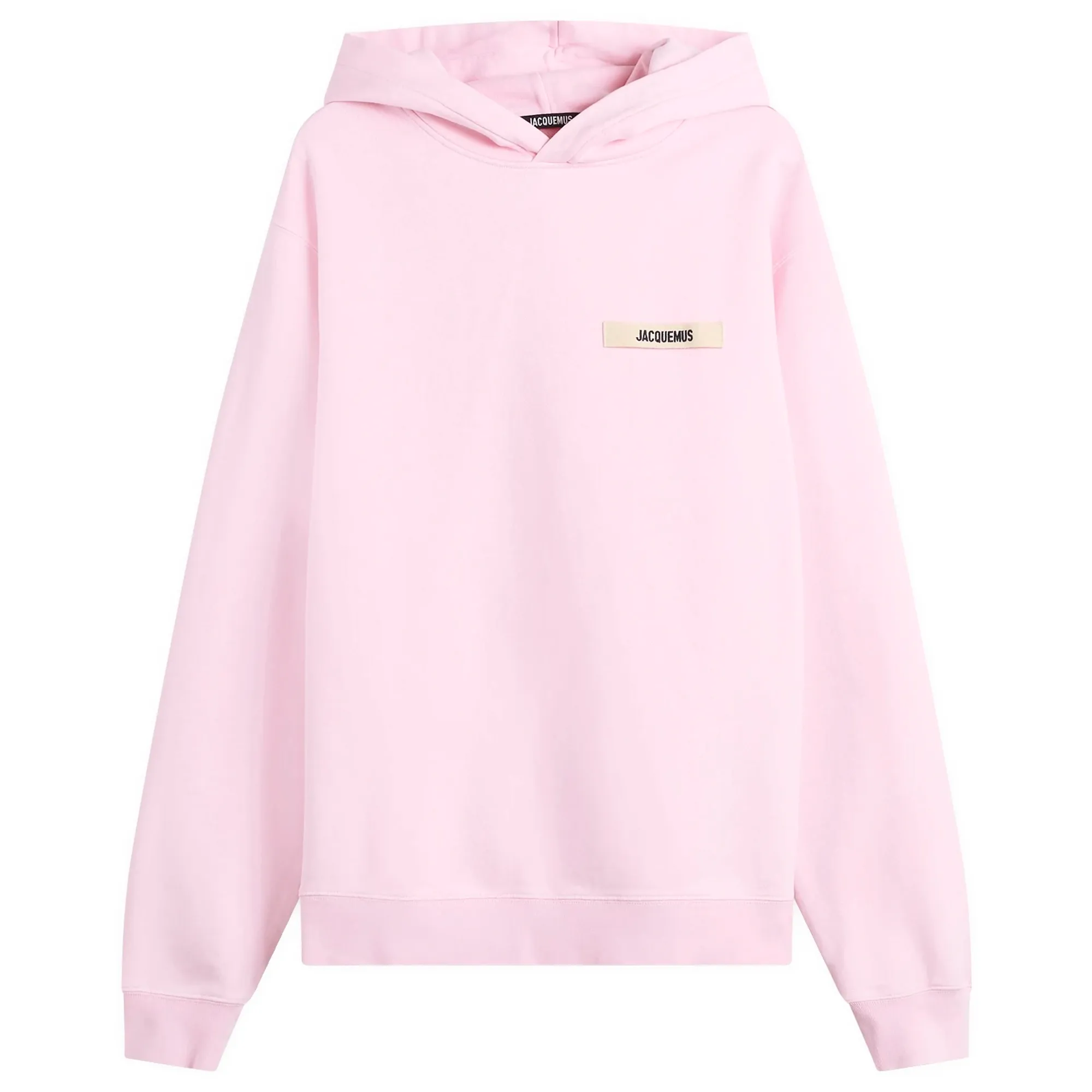 Jacquemus Men's Grosgrain Hoodie Pink 2
