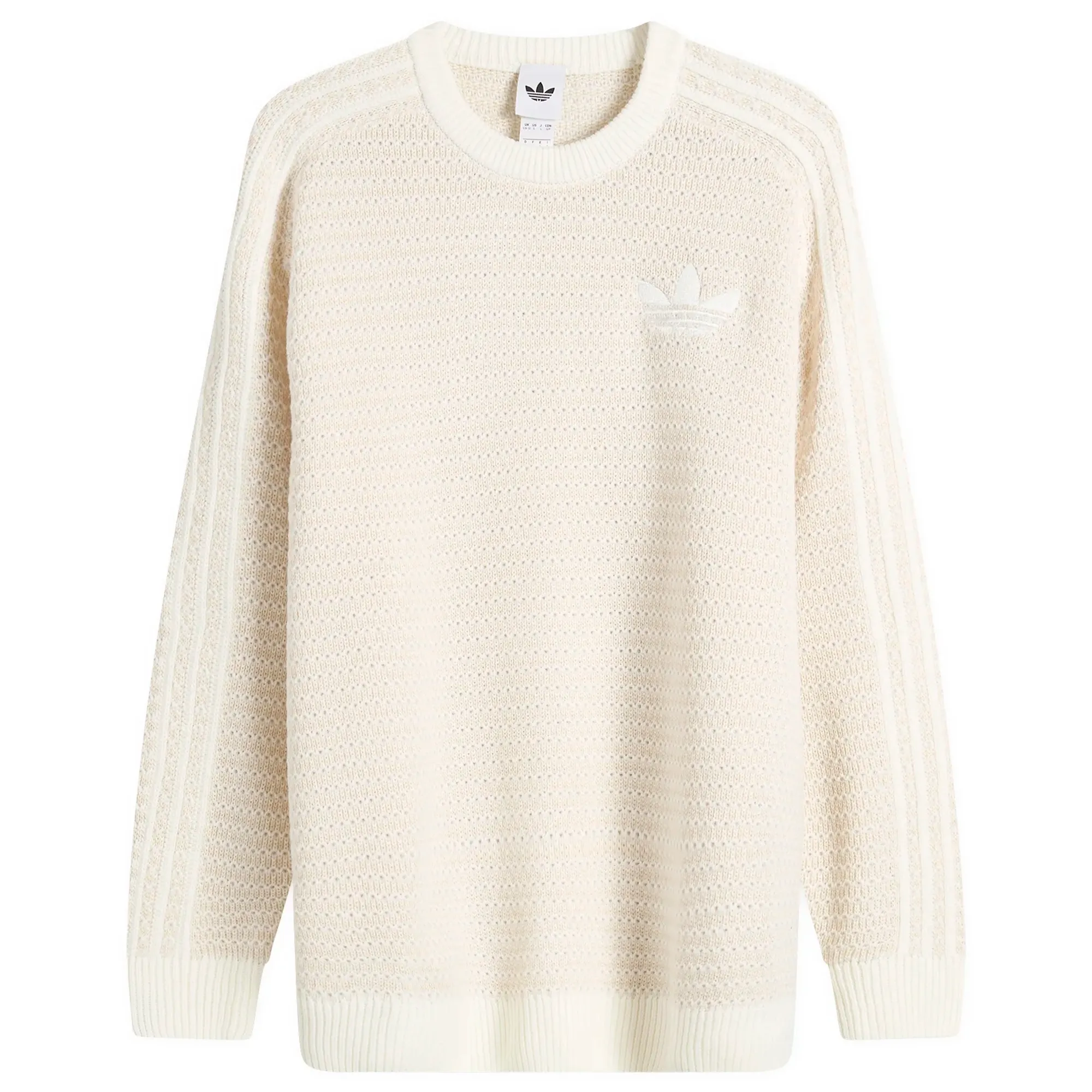 Adidas Women's Xmas Knit Jumper Wonder White/Sand Strata/Alumina