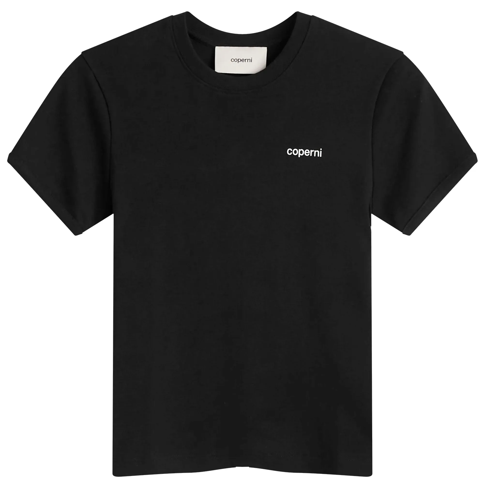 Coperni Women's Baby T-Shirt Black-White Print