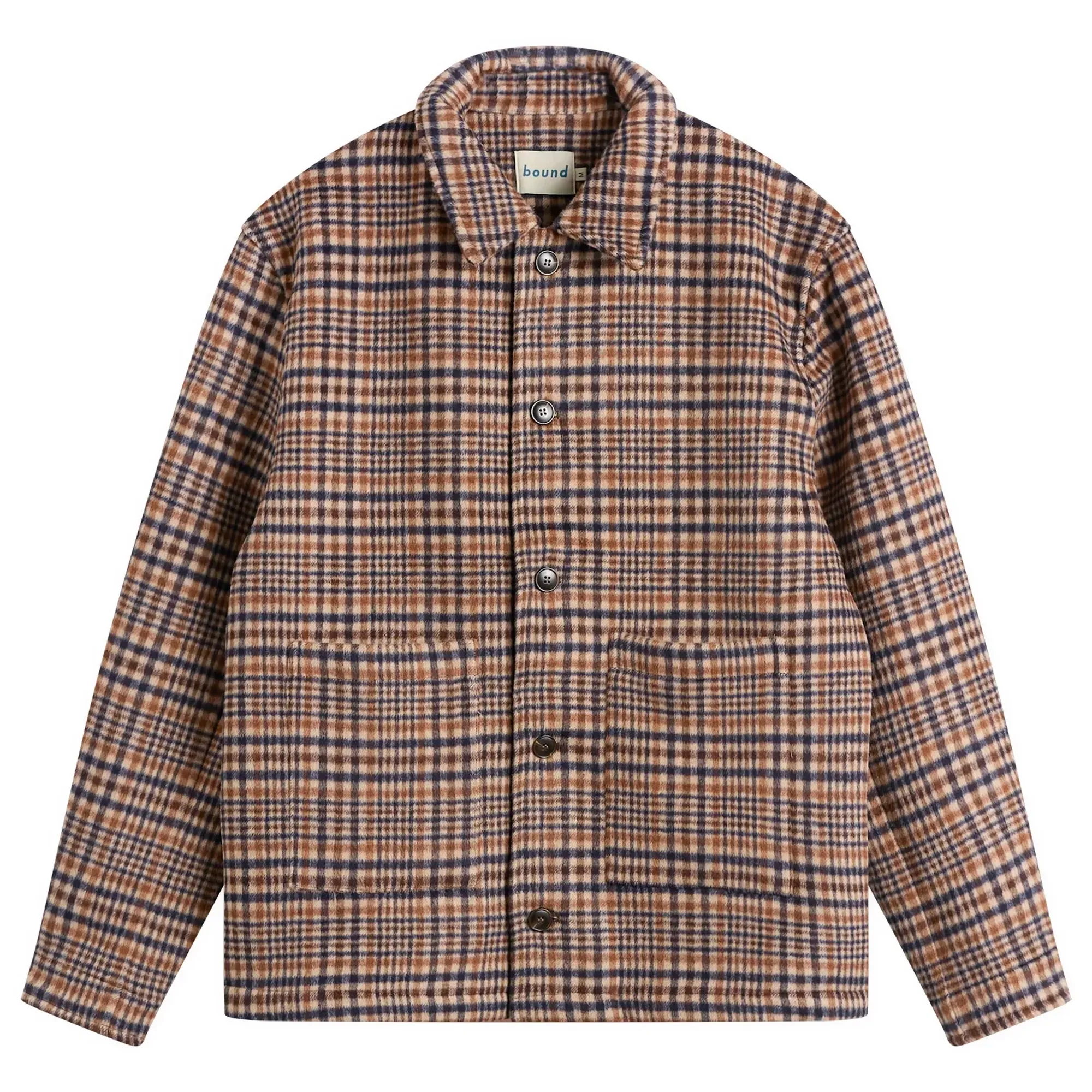 Bound Men's Wool Button Jacket Barton Check