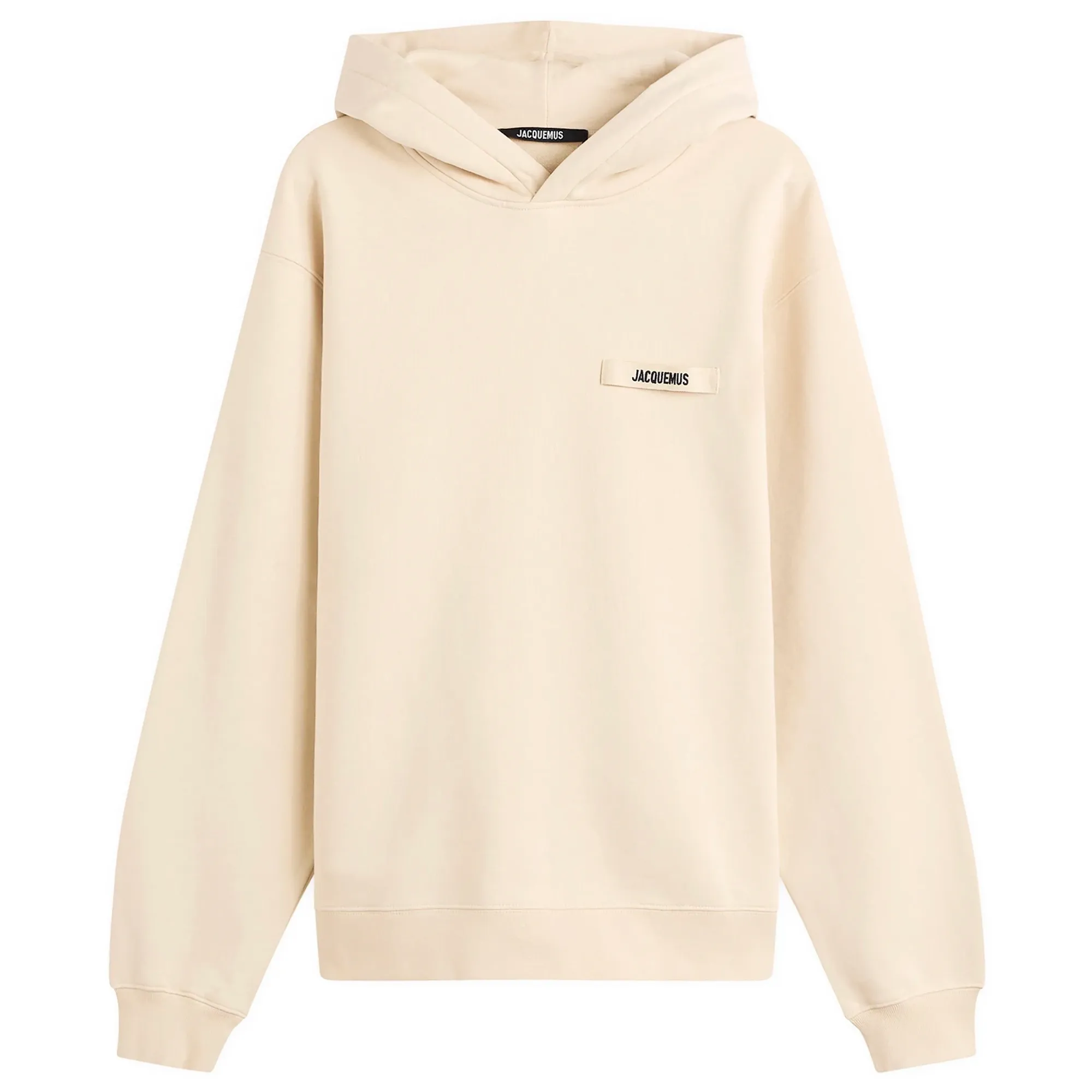 Jacquemus Men's Gros Grain Hoodie Beige