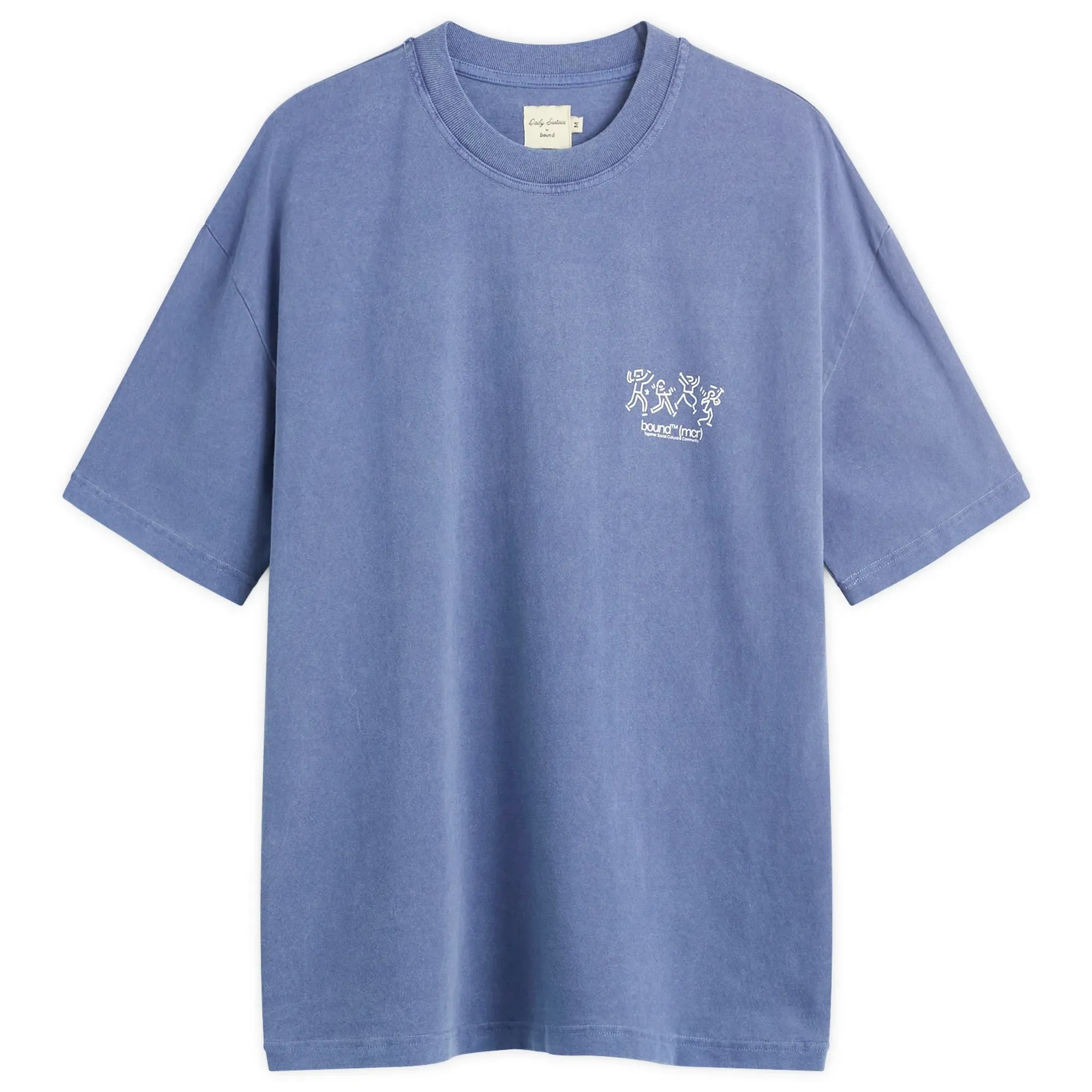Bound Men's Dancing T-Shirt Washed Light Navy