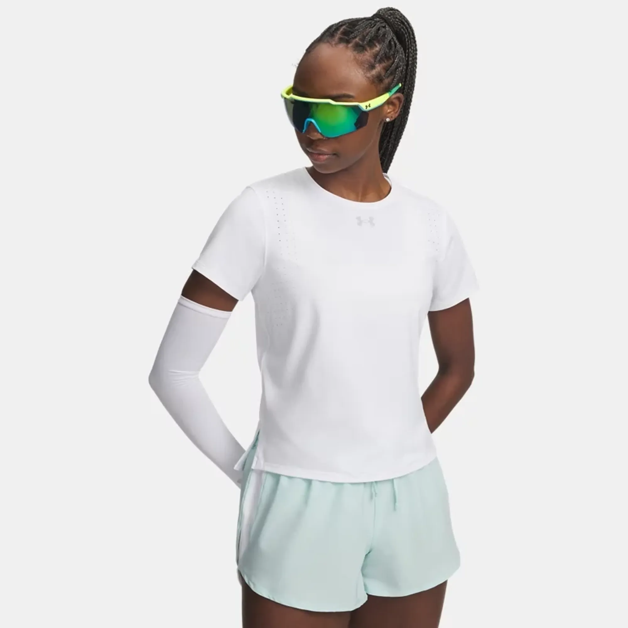 Under Armour  Velociti Pro Women's Short Sleeve White / Reflective M