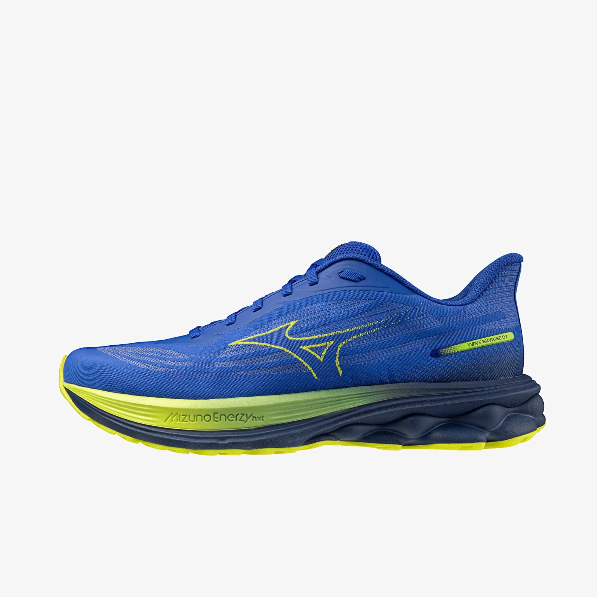 Mizuno Wave Skyrise 7                      Neutral running shoe Men-blue, yellow