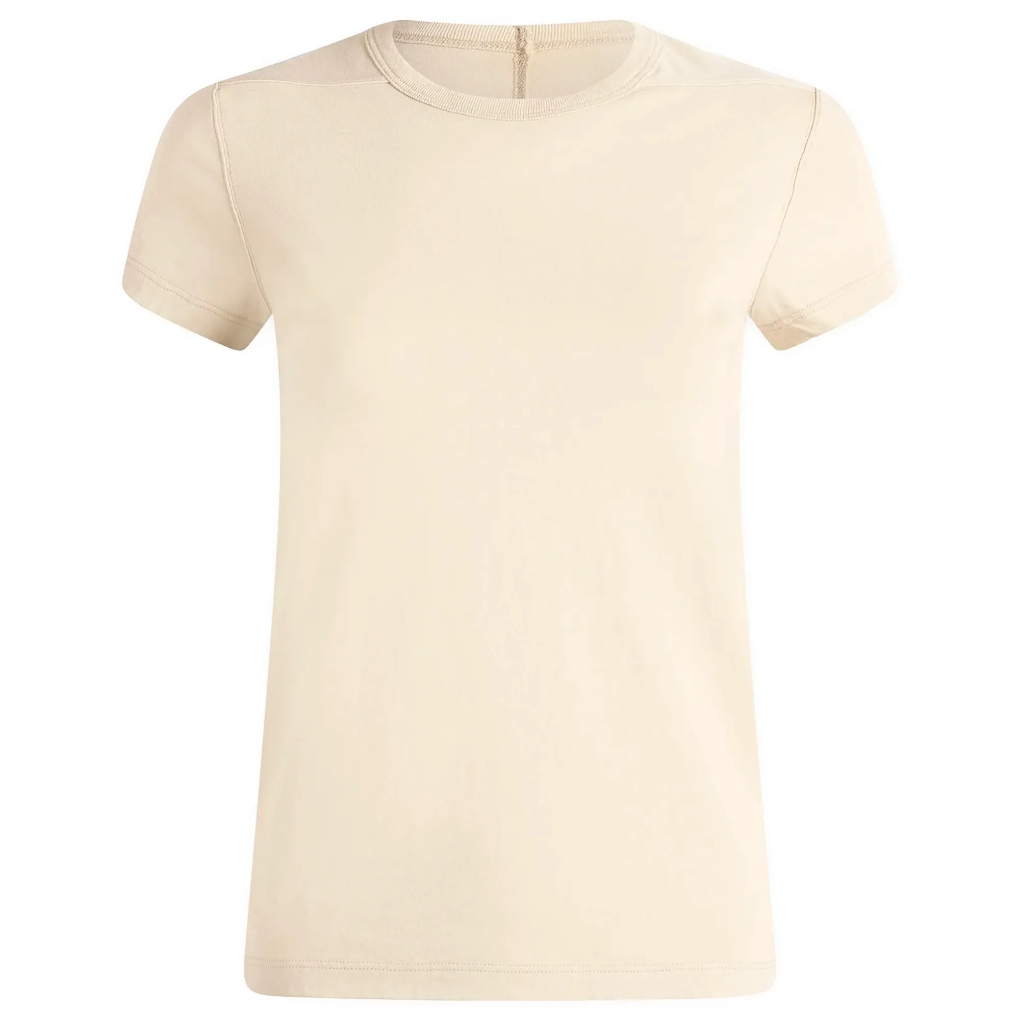 Rick Owens Women's Cropped Level T-Shirt Sand