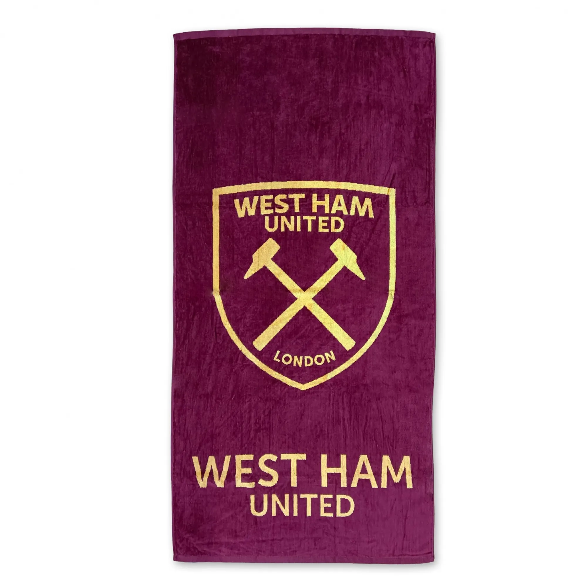 West Ham Claret Crest Luxury Towel