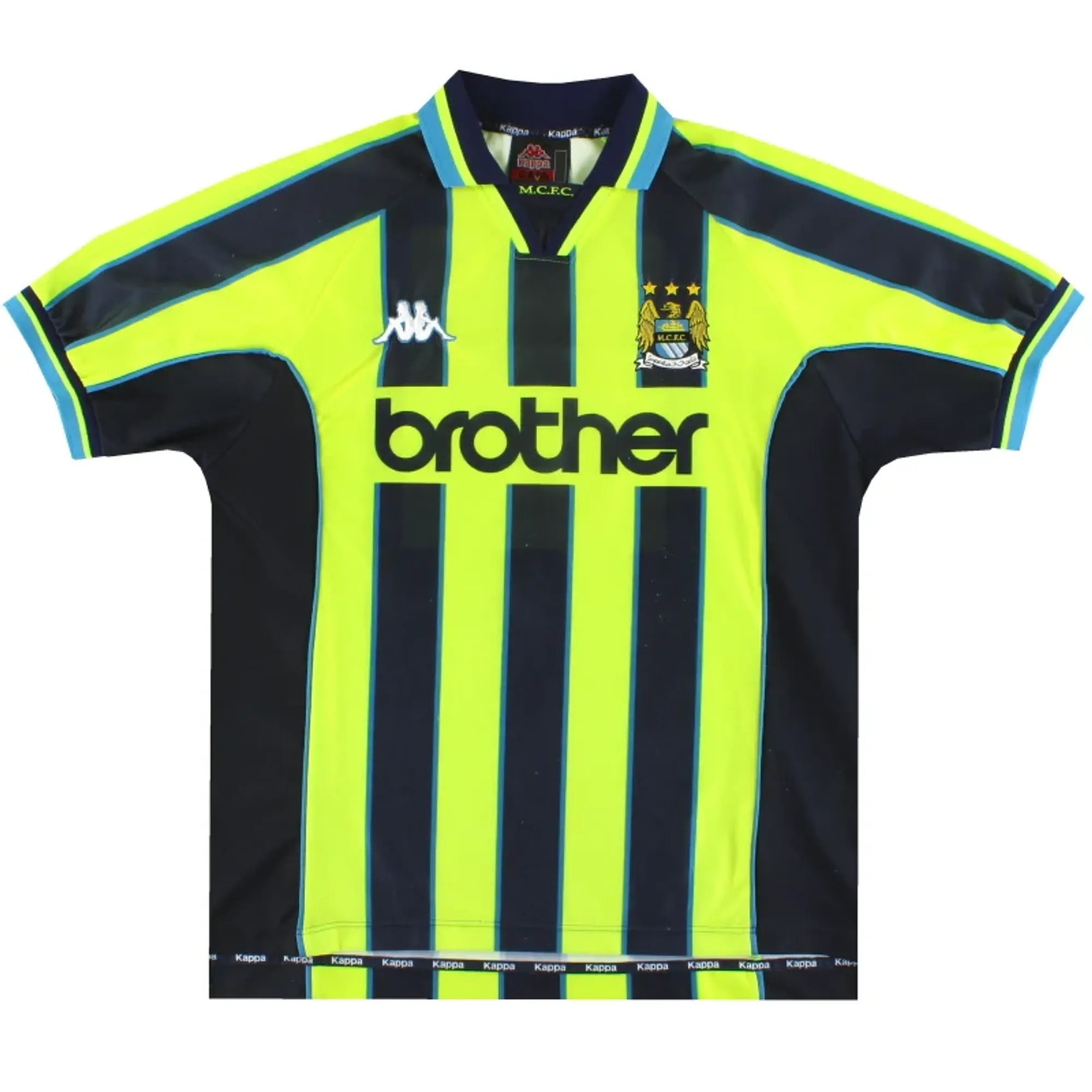 1998-99 Manchester City Kappa Away Shirt XL - Manchester City / Very good 