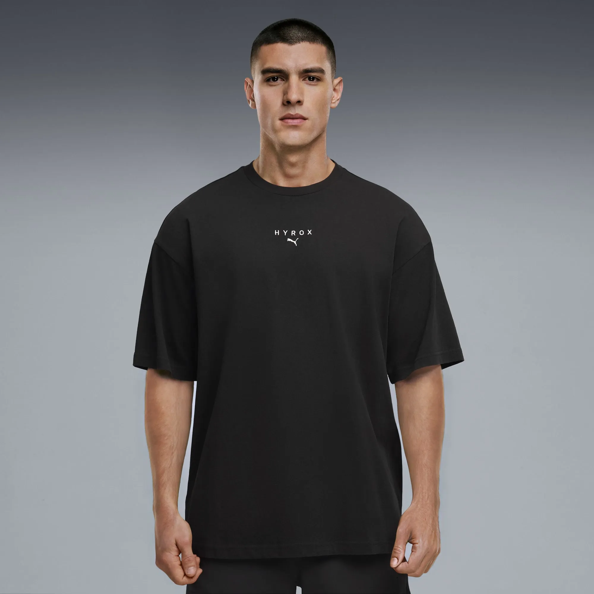 PUMA x HYROX Oversized Lifestyle T-Shirt Men, Black, size Large