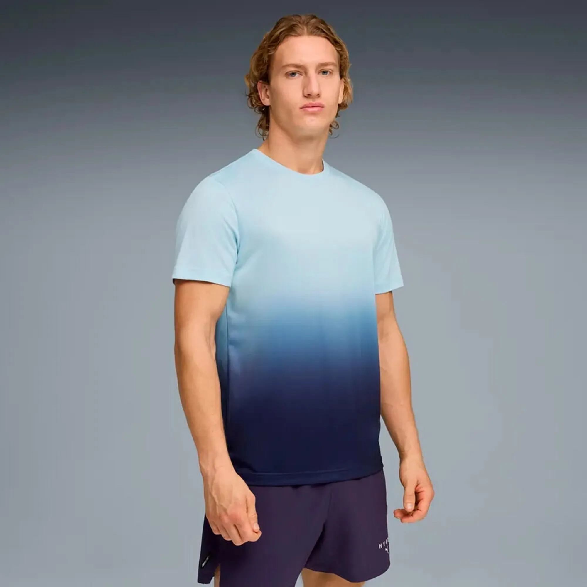 PUMA x HYROX Graphic T-Shirt Men, Lucite/Deep Plum, size 3XL