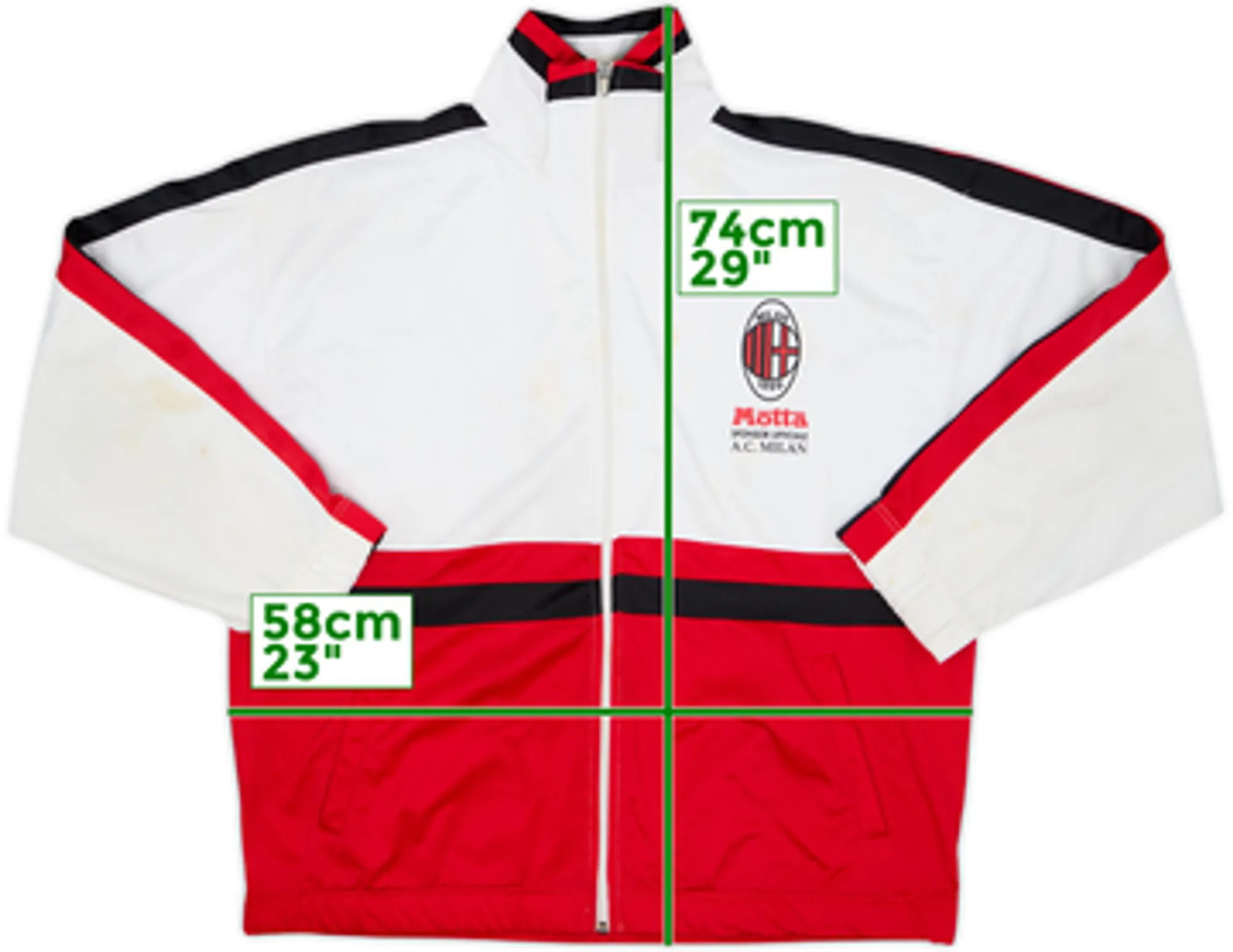1993-94 AC Milan Supporters Jacket - 5/10 - (L)