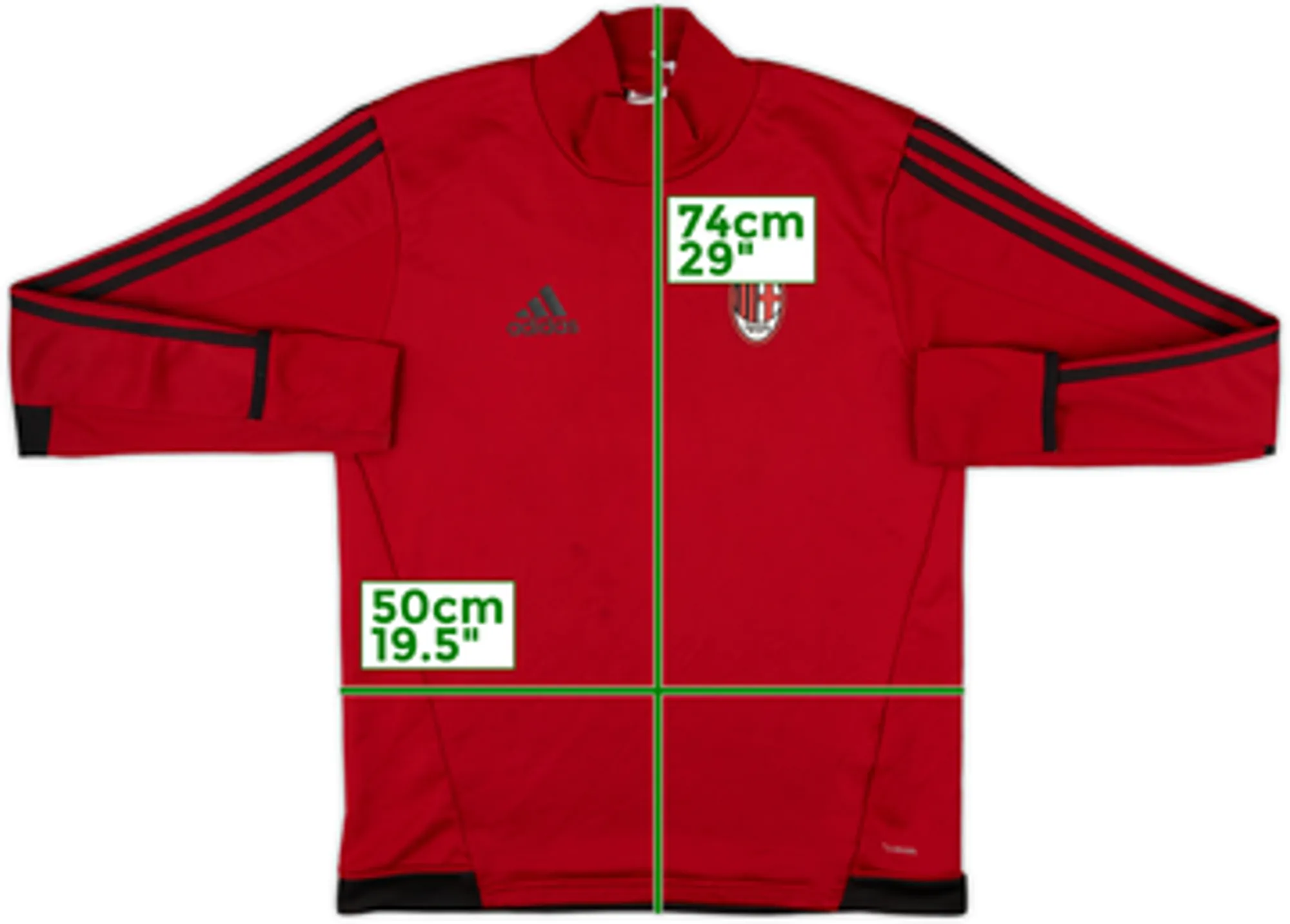 2017-18 AC Milan adidas Training Top - 7/10 - (M)