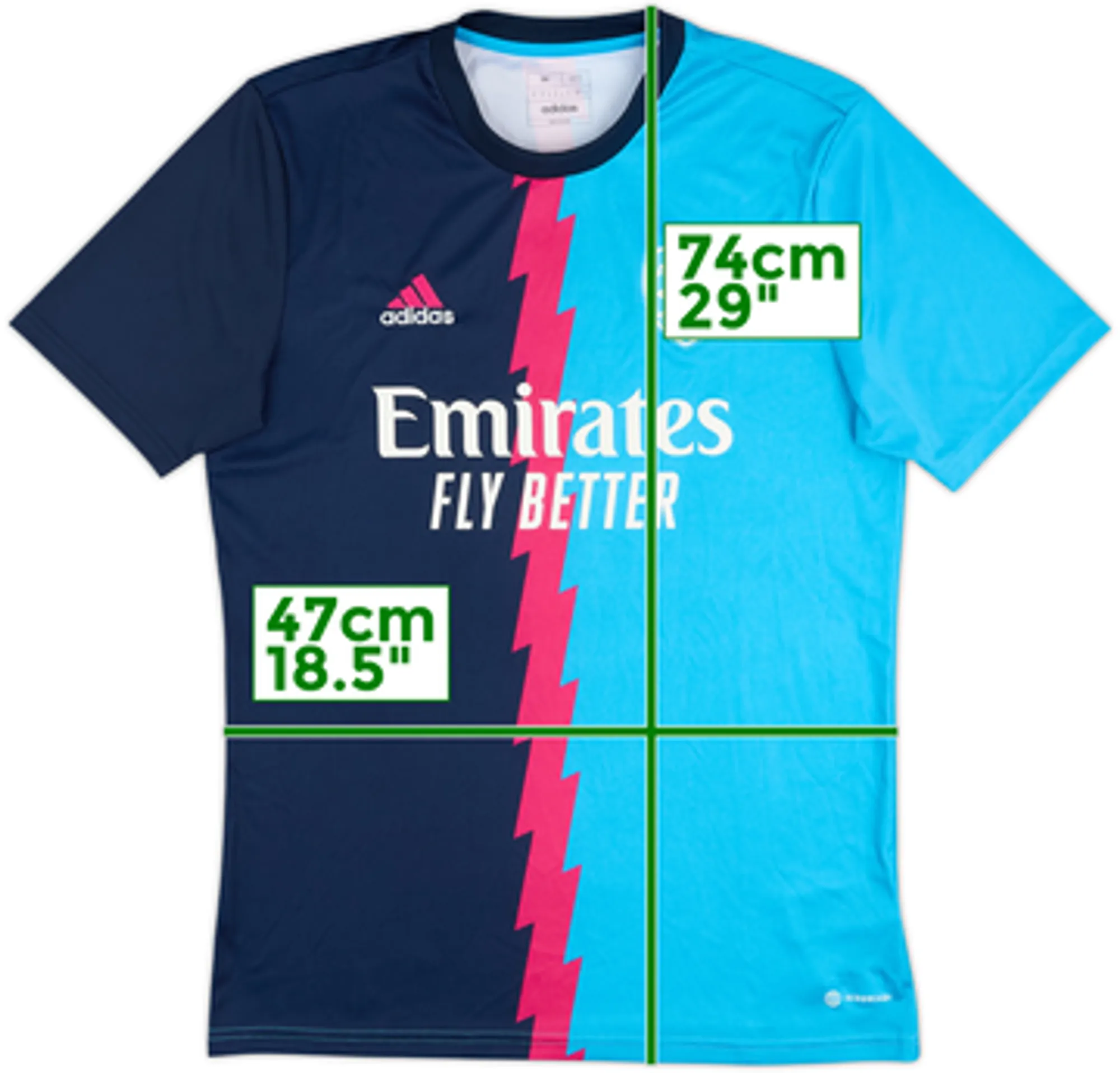 2022-23 Arsenal adidas Training Shirt - 7/10 - (S)