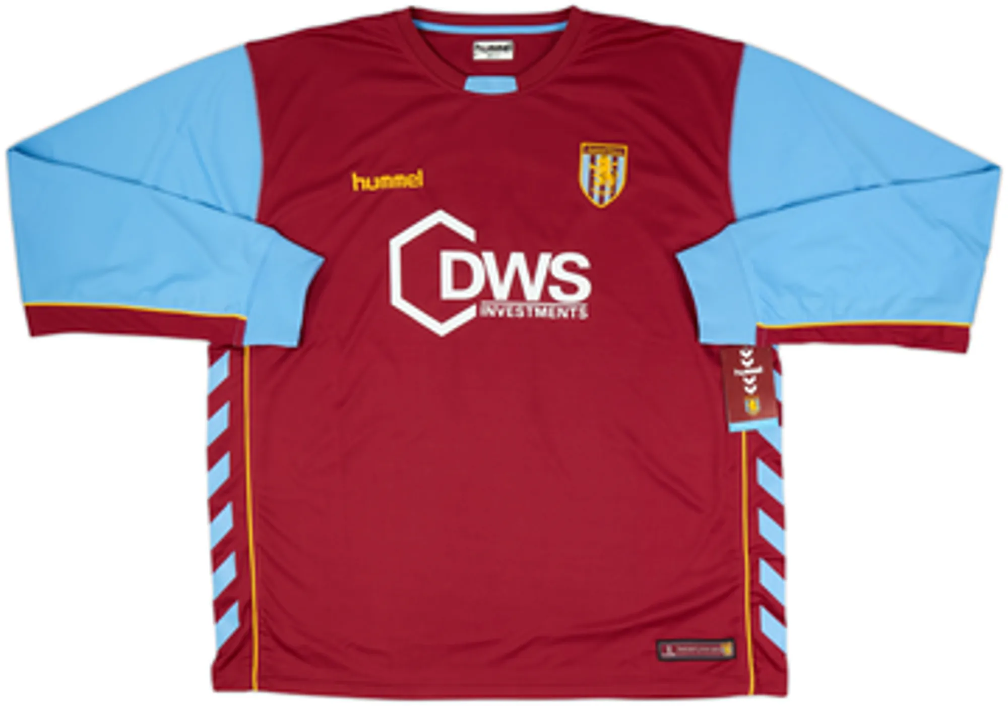 2005-06 Aston Villa Home L/S Shirt Milner #11 (XL)