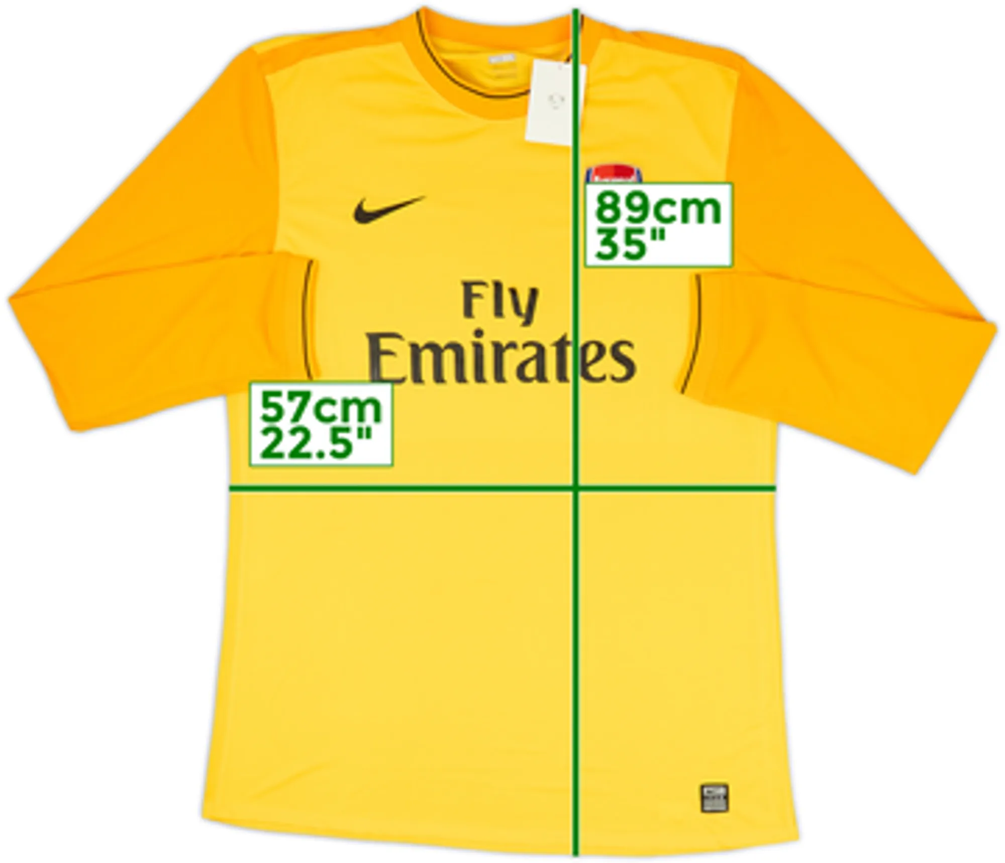 2009-10 Arsenal Player Issue GK Shirt (XXL)