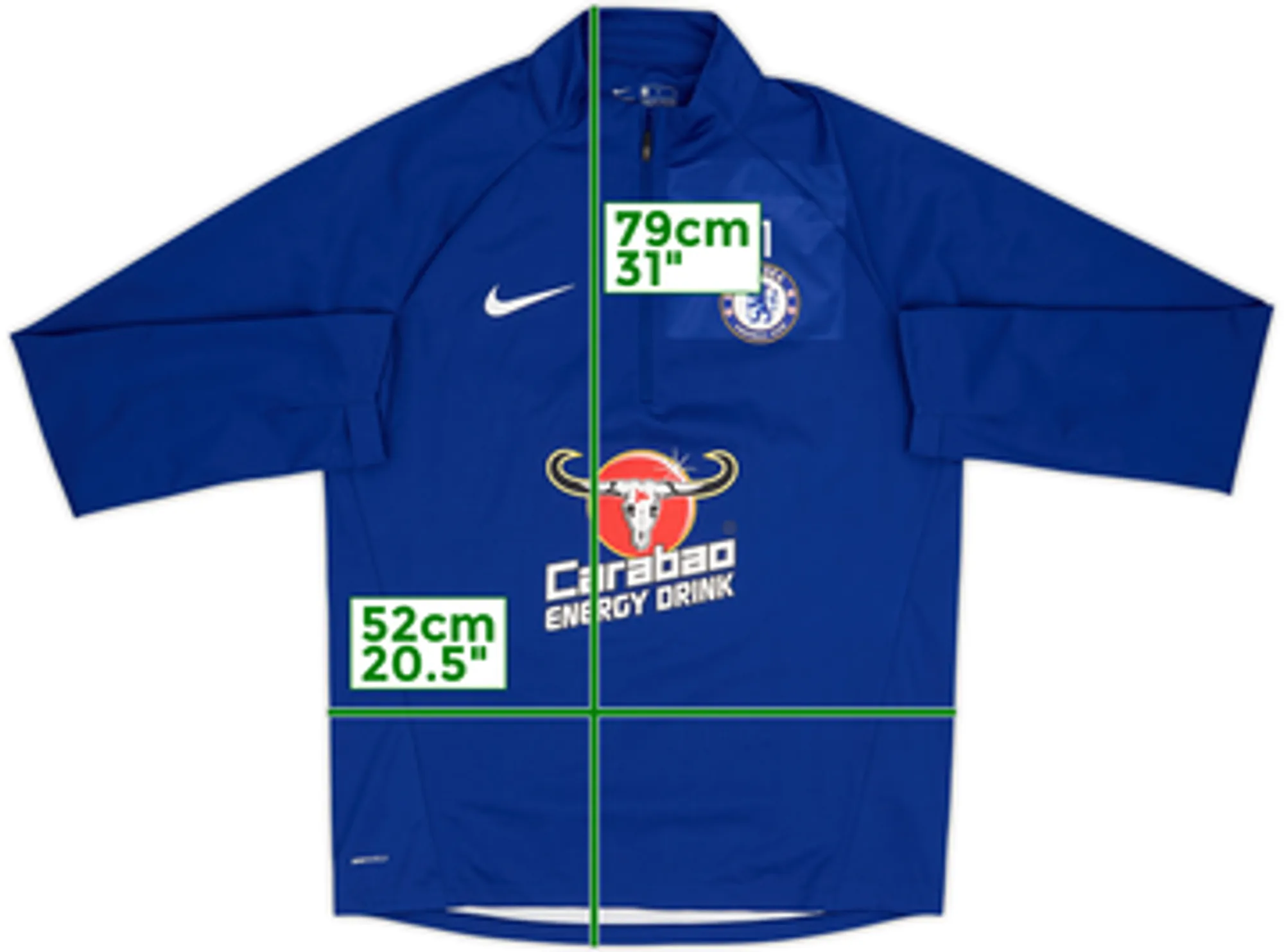 2018-19 Chelsea Player Issue Nike 1/4 Zip Training Top #61 - 8/10 - (M)