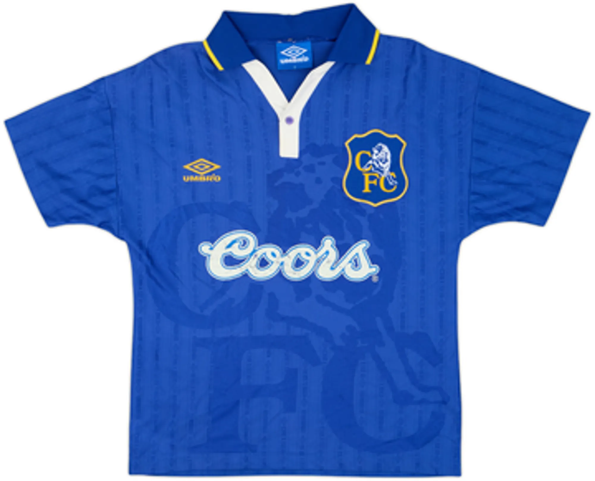 1995-97 Chelsea Home Shirt Gullit #4 - 6/10 - (XL)