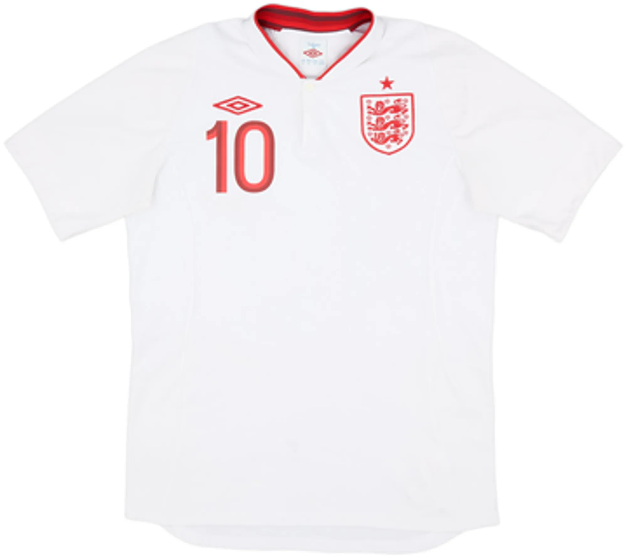 2012-13 England Home Shirt Rooney #10 - 4/10 - (M)