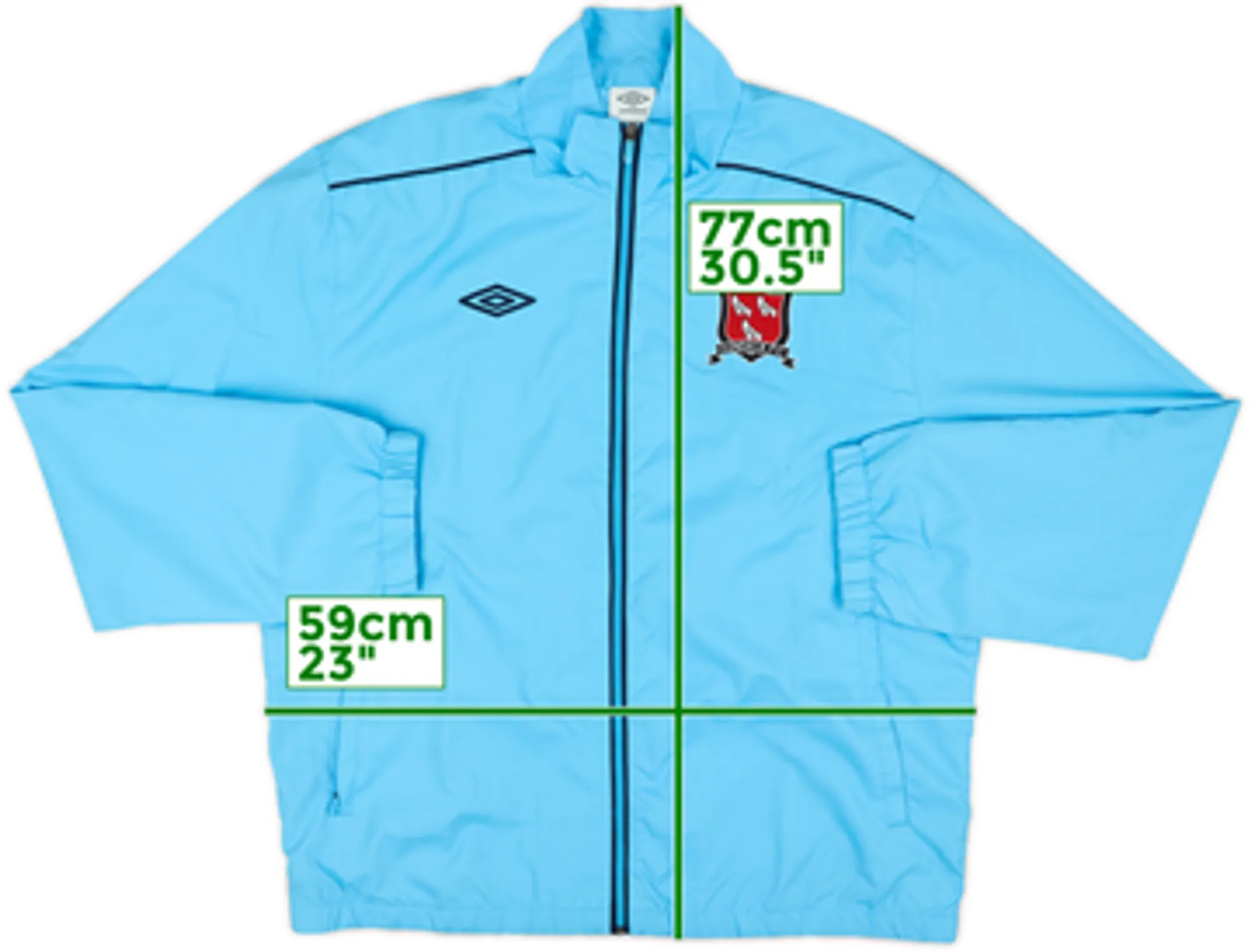 2010-11 Dundalk Umbro Track Jacket - 8/10 - (L)