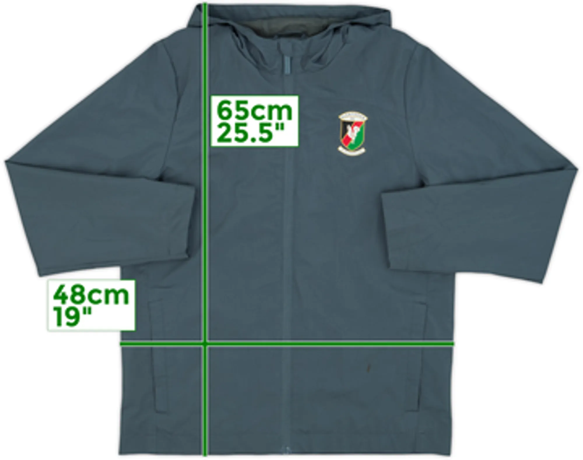 2023-24 Glentoran Castore Hooded Track Jacket - 8/10 - (XL.Boys)
